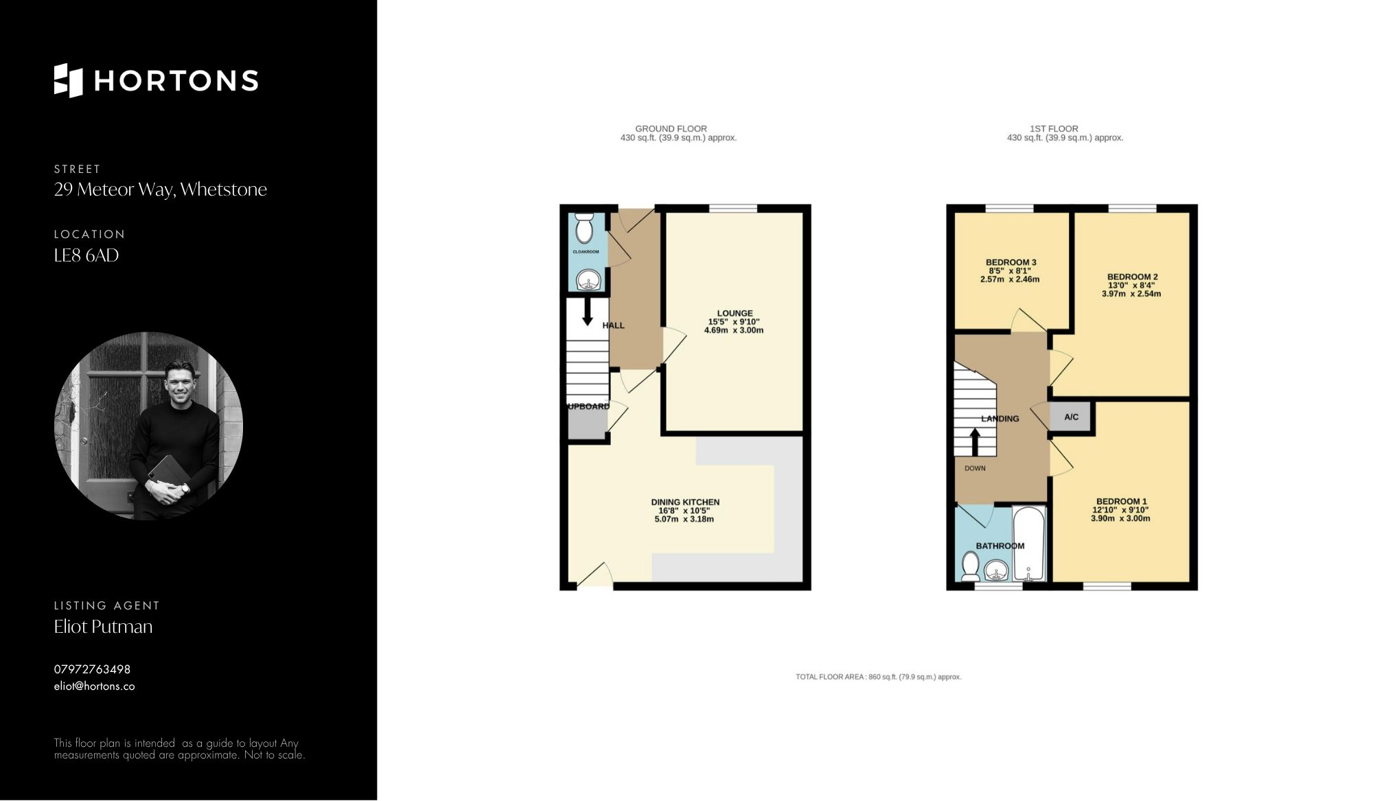 29 Meteor Way, Leicester floorplan