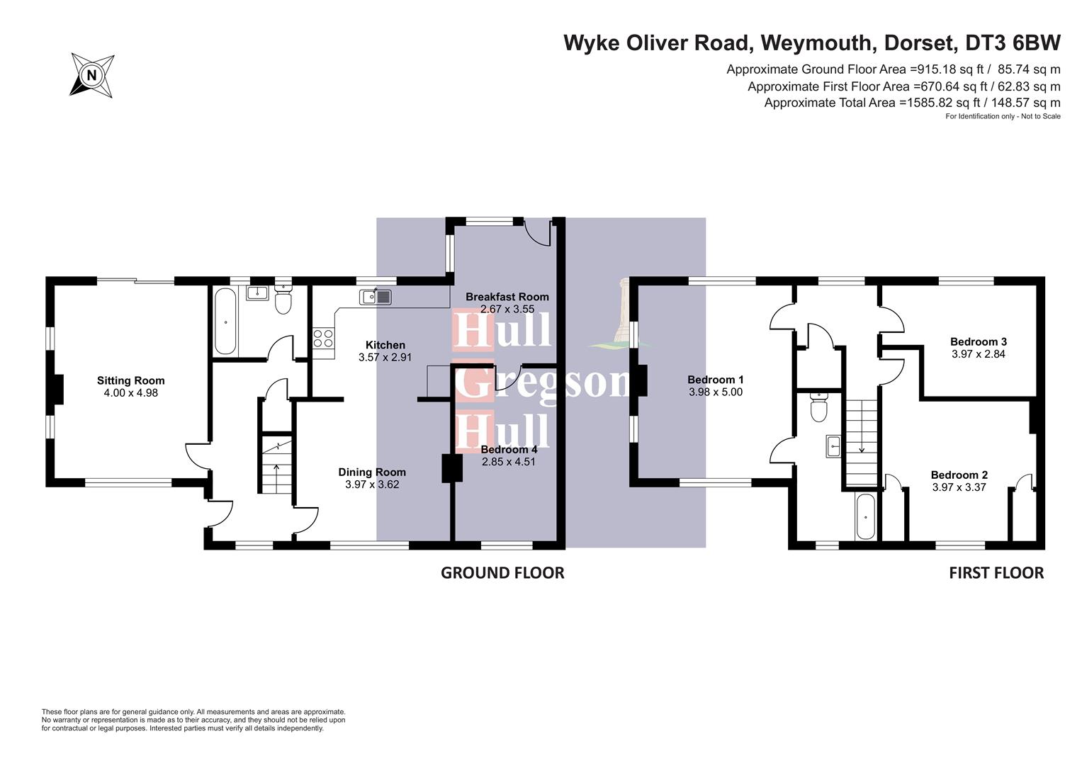 19, Wyke Oliver Road, Weymouth floorplan
