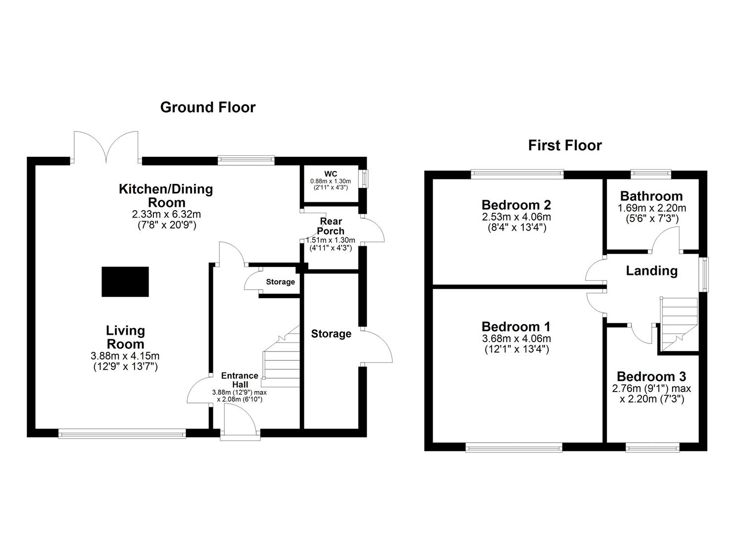 4, Nithsdale Road, Corby floorplan