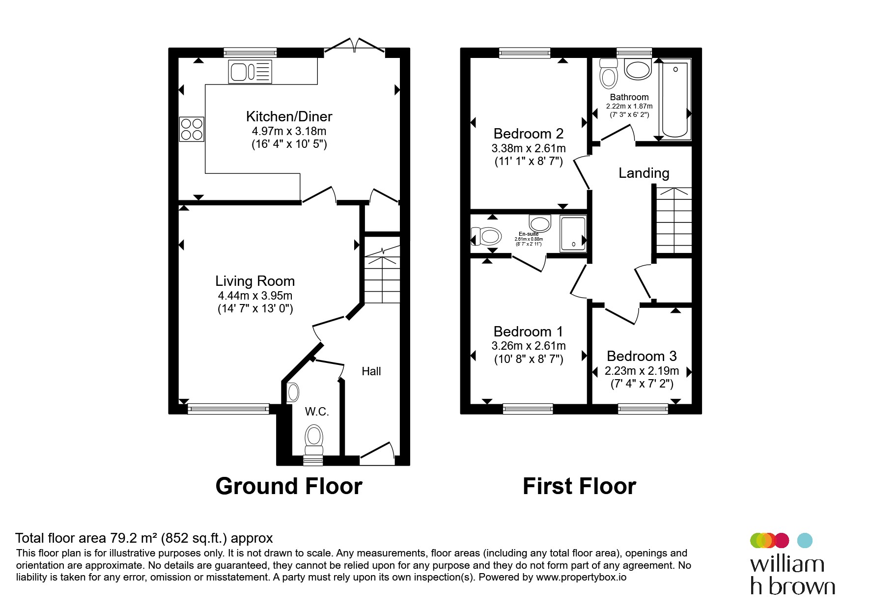 16, Sandringham Way, Sleaford floorplan