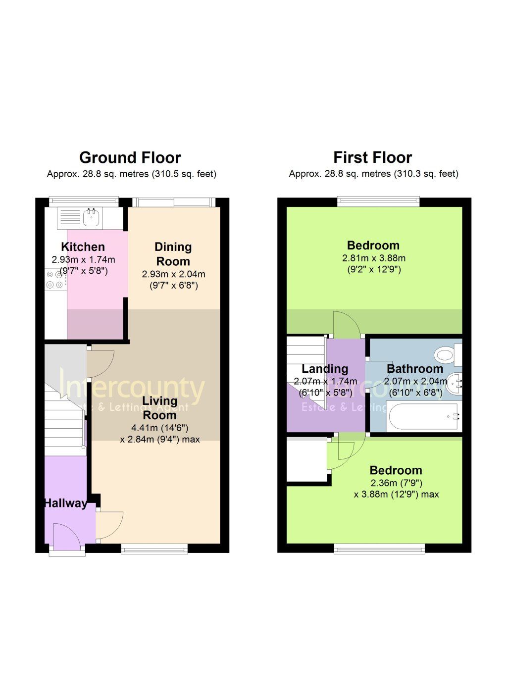 2 Bedrooms  to rent in Rochford Close, Stansted, Essex CM24