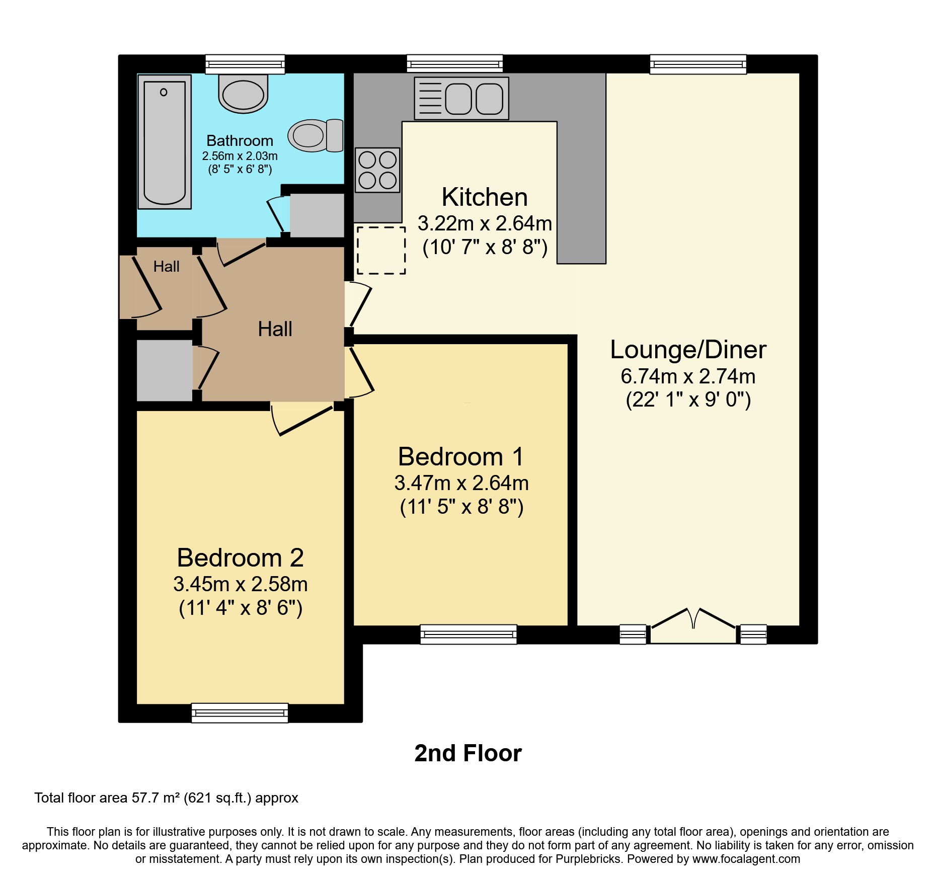 19, Mulberry Way, Skegness floorplan