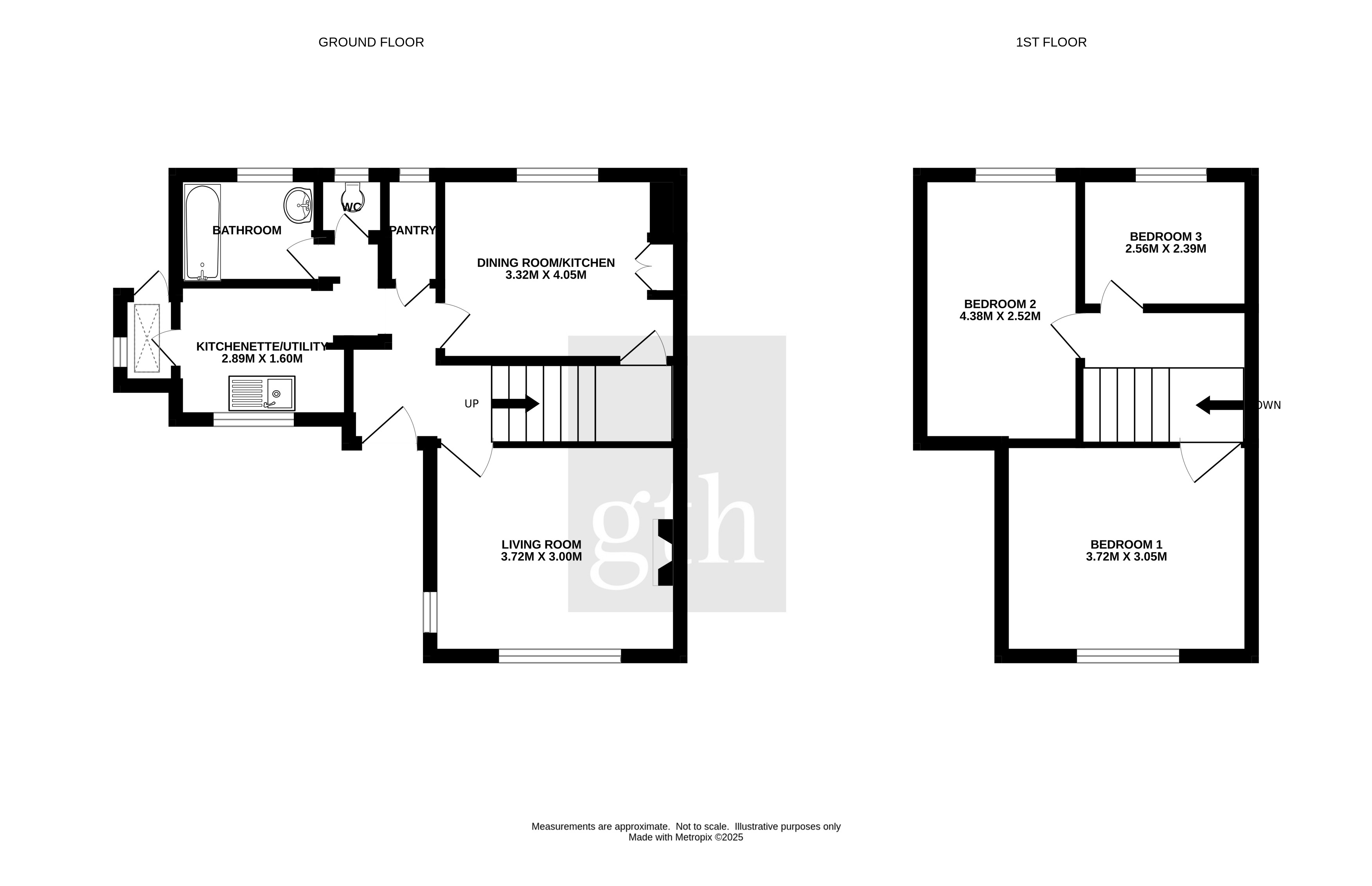 1 Lea Villas,, Brendon, Devon floorplan