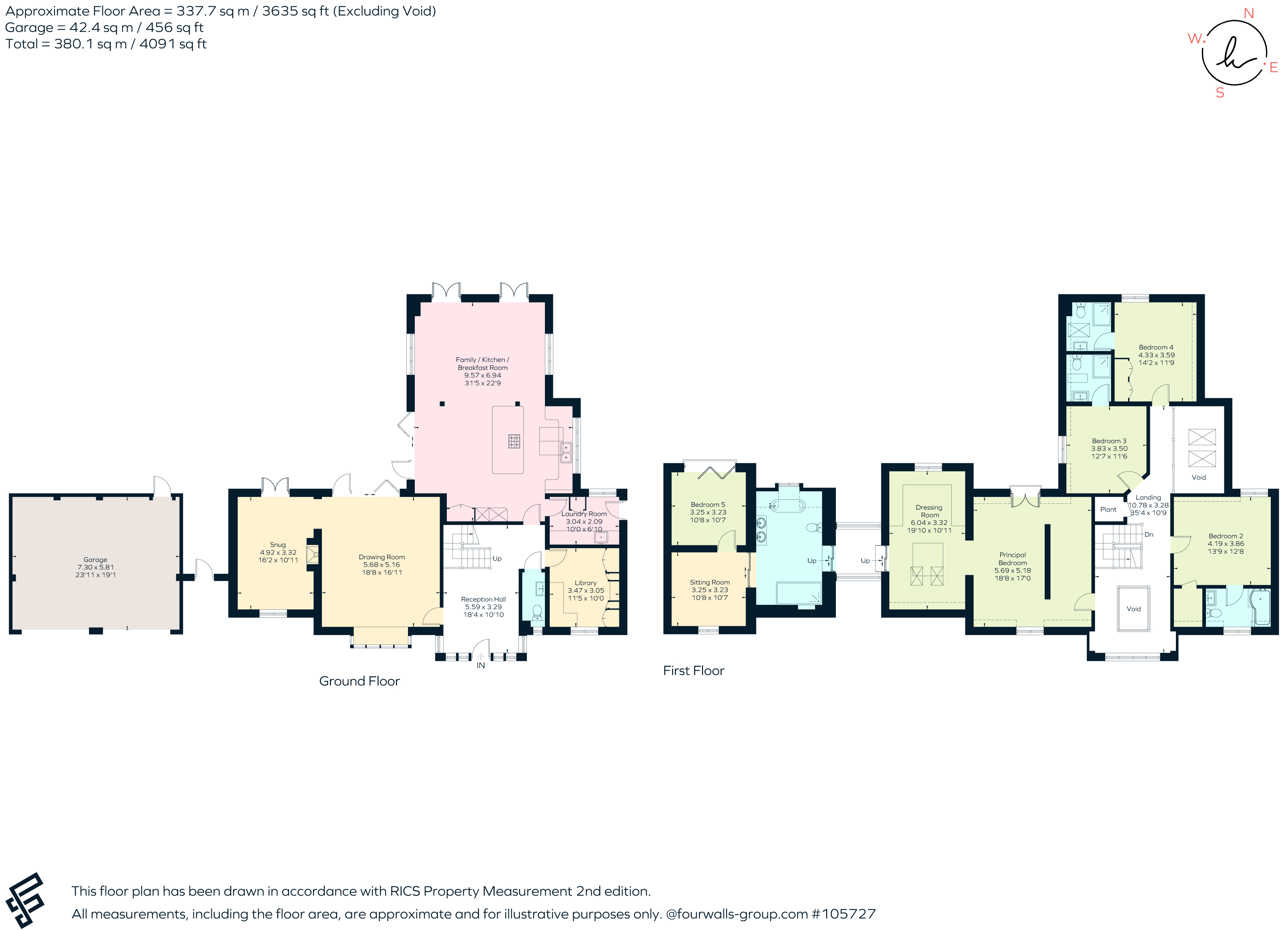 Laurel Bank, Bourne Grove, Lower Bourne, Farnham floorplan