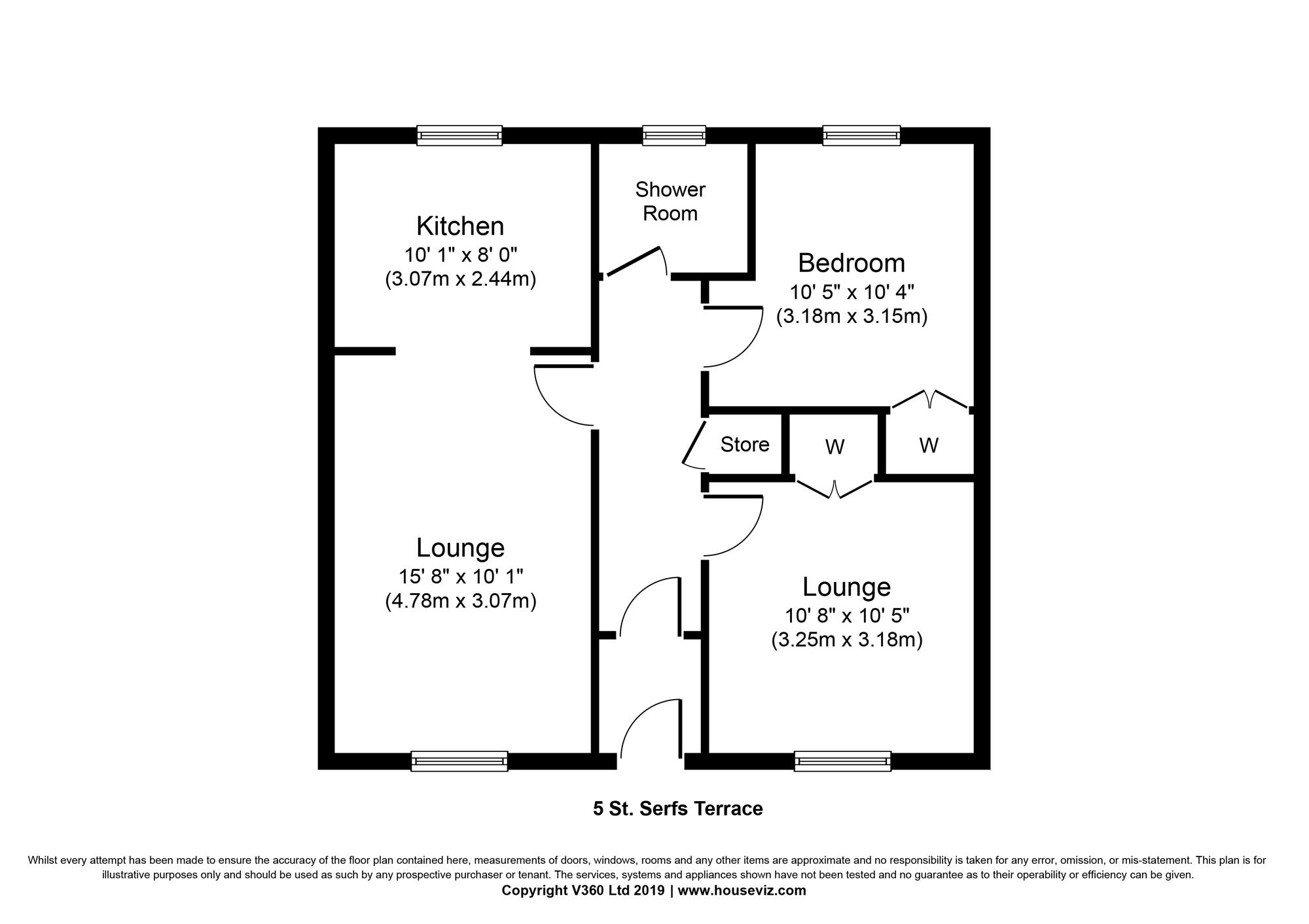 2 Bedrooms Flat for sale in St. Serfs Terrace, Dunning, Perth PH2