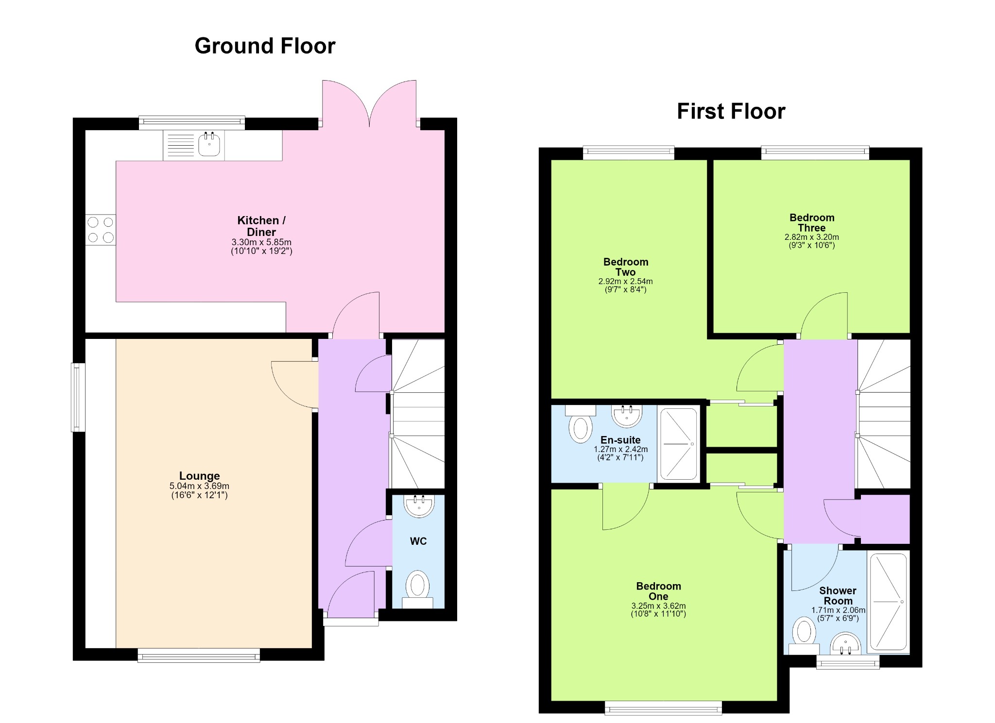 25 Wenlock Way, Daventry, Northamptonshire floorplan