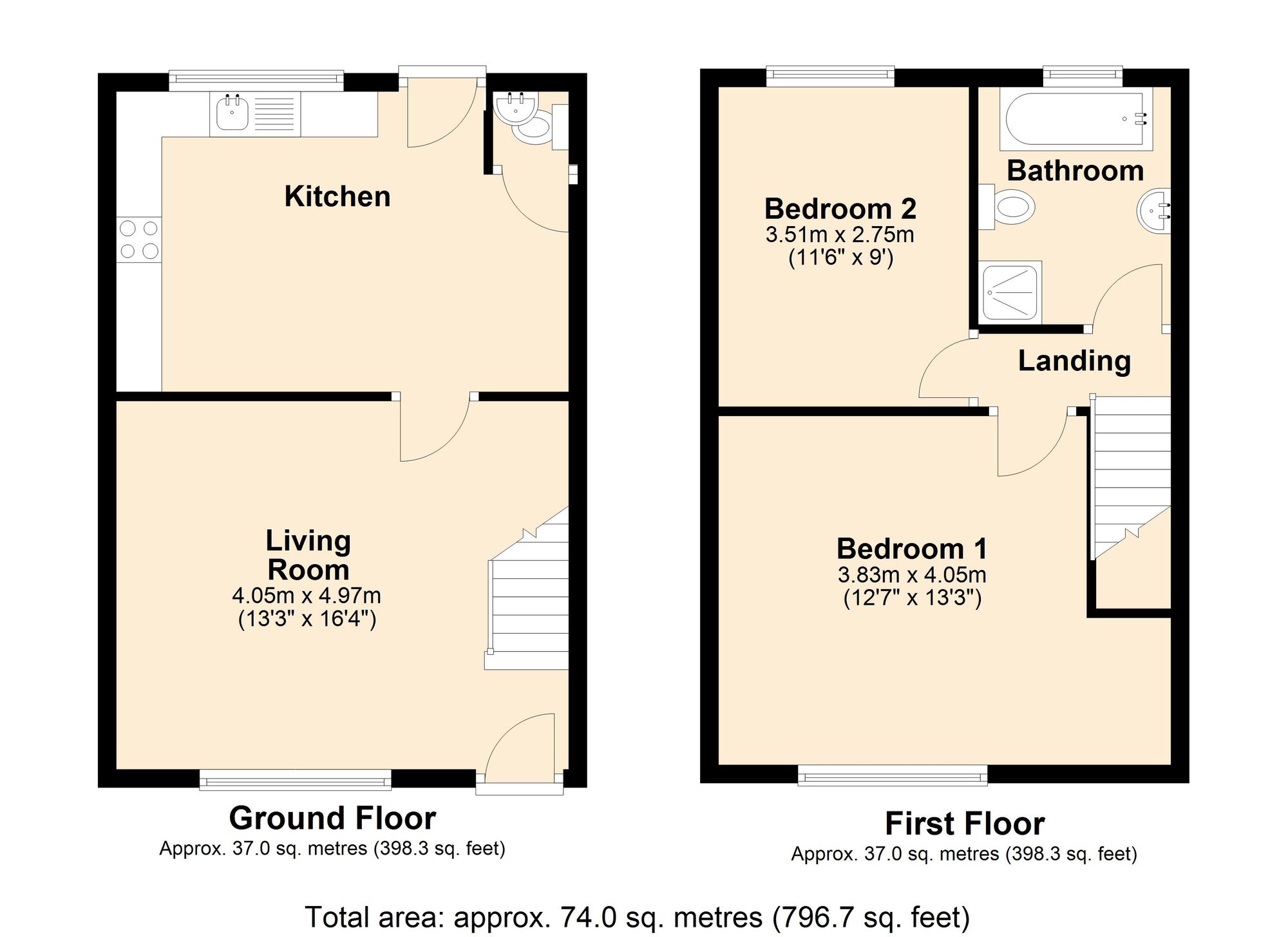 33 Belmont Terrace, Colne floorplan