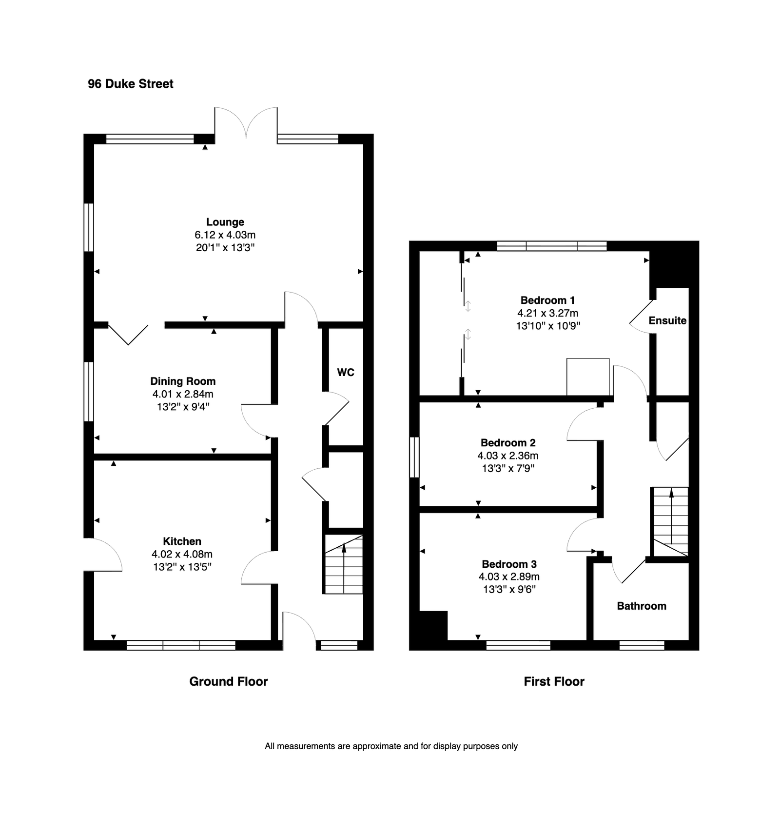 96, Duke Street, Denny floorplan