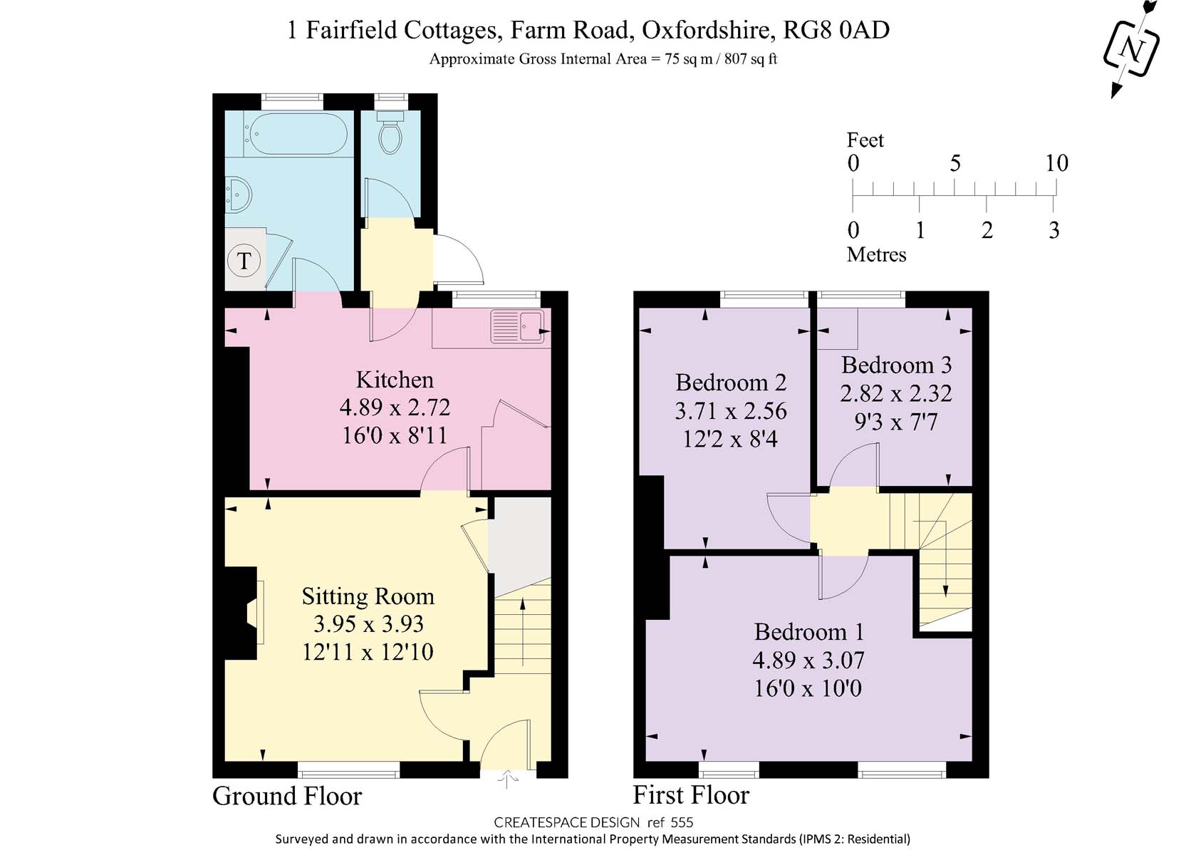 1 Fairfield Cottages, Farm Road, Goring on Thames floorplan