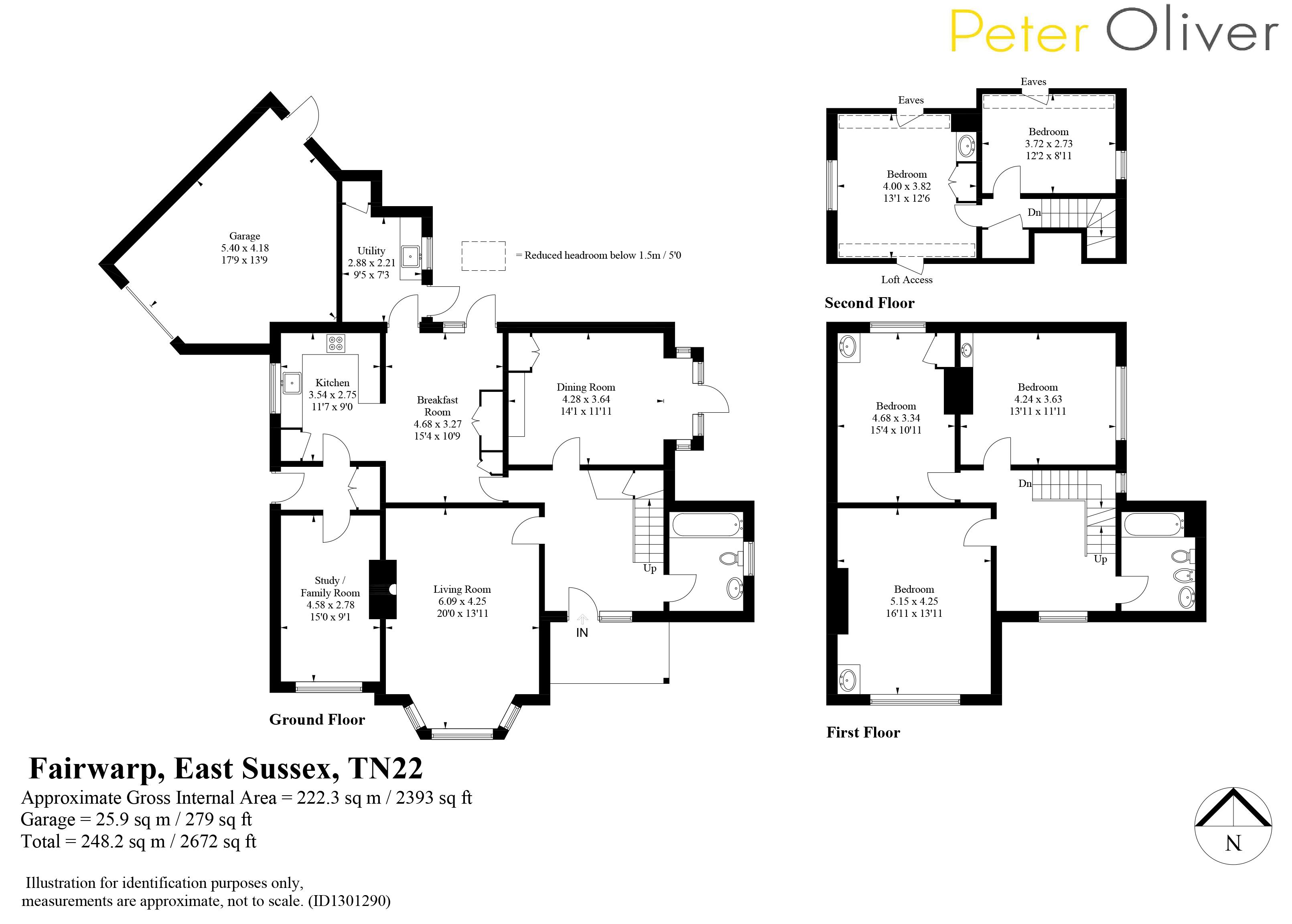 Brocklay, Nursery Lane, Fairwarp floorplan