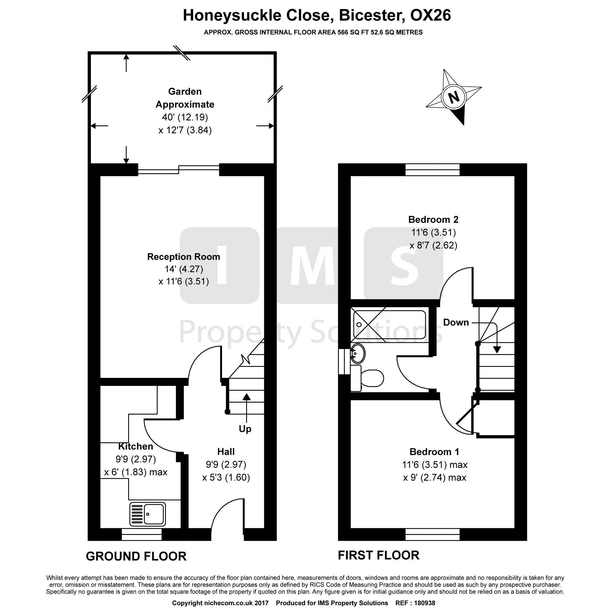 2 Bedrooms  to rent in Honeysuckle Close, Bicester OX26