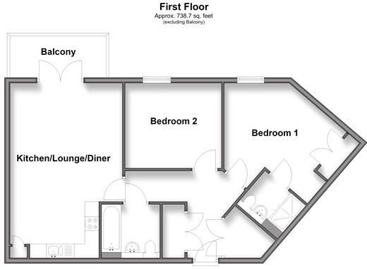 Salomons Grove Southborough, Tunbridge Wells floorplan