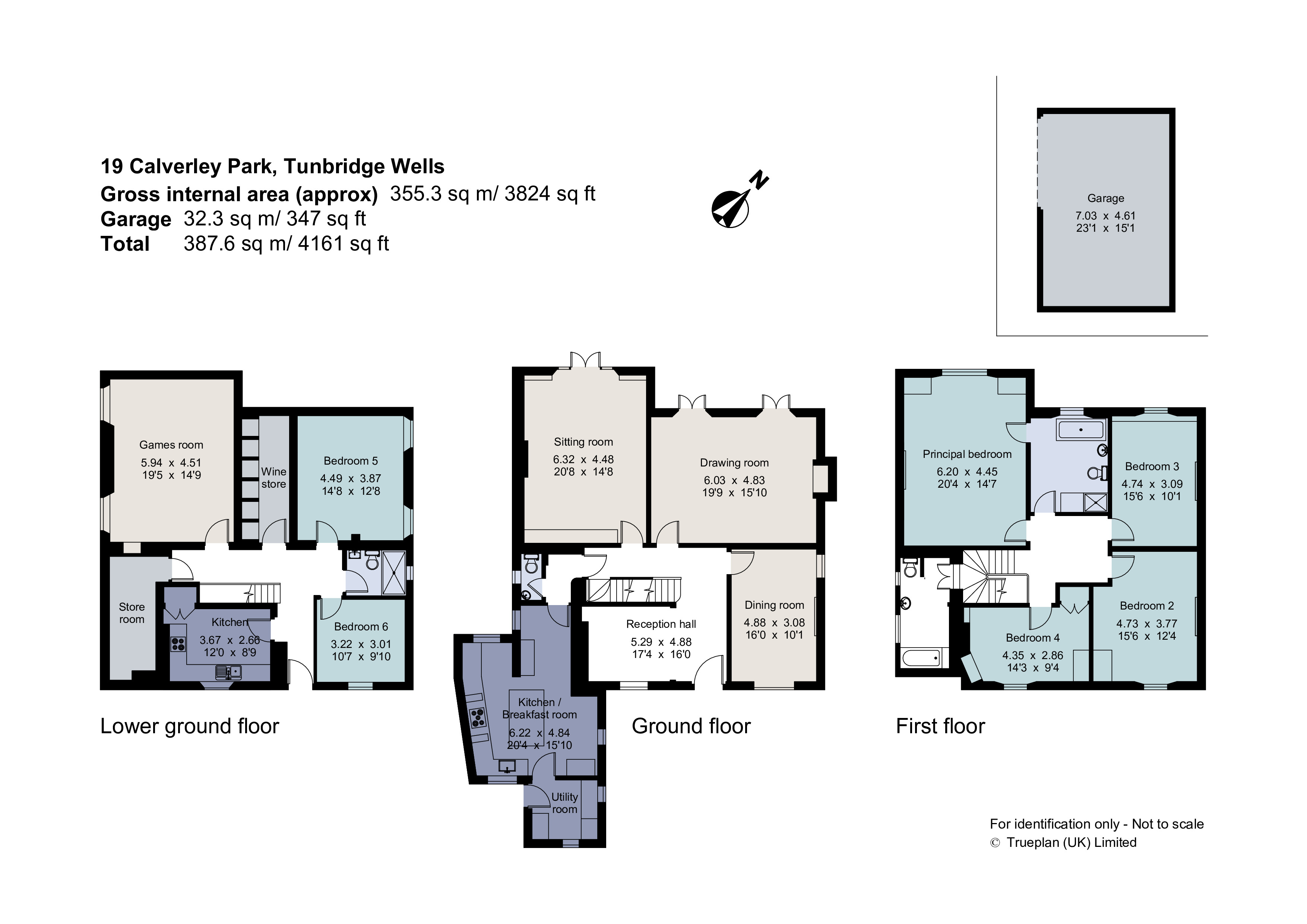 19, Calverley Park, Kent floorplan
