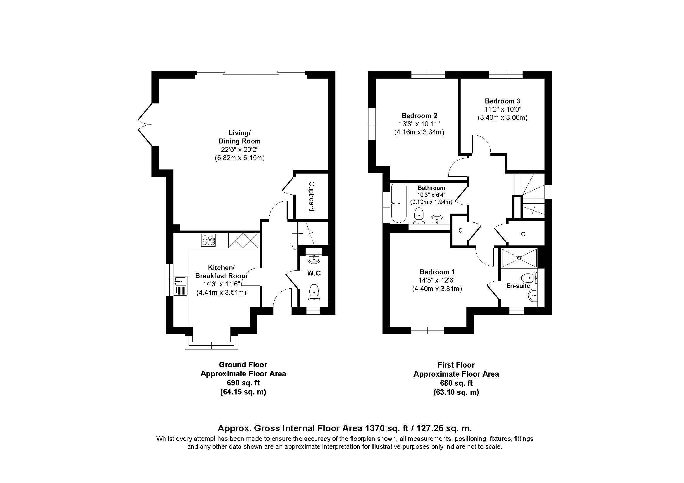1, Fairway View Close, Ferndown floorplan