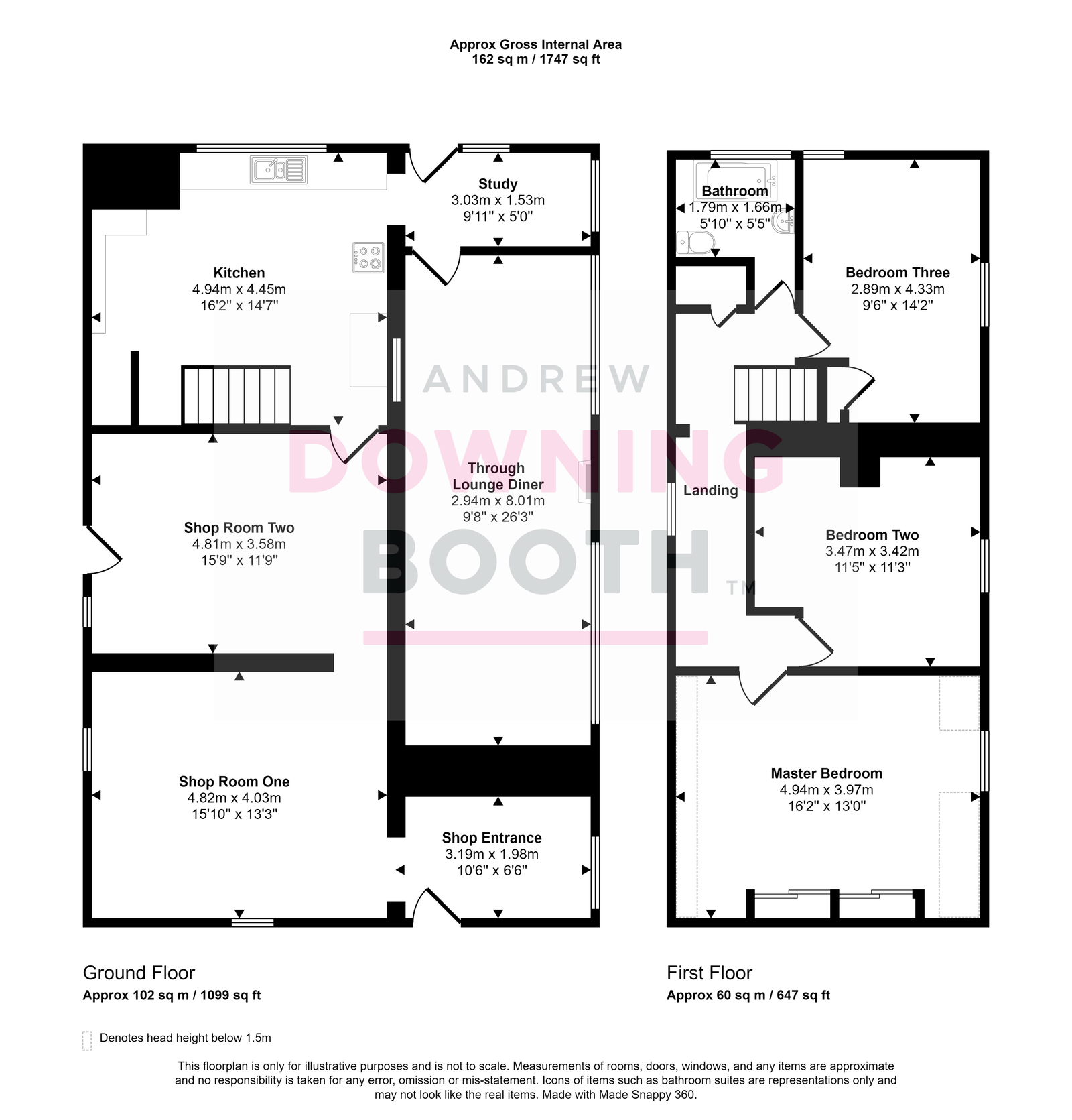 The Cash Stores, Lichfield Road, Rugeley floorplan