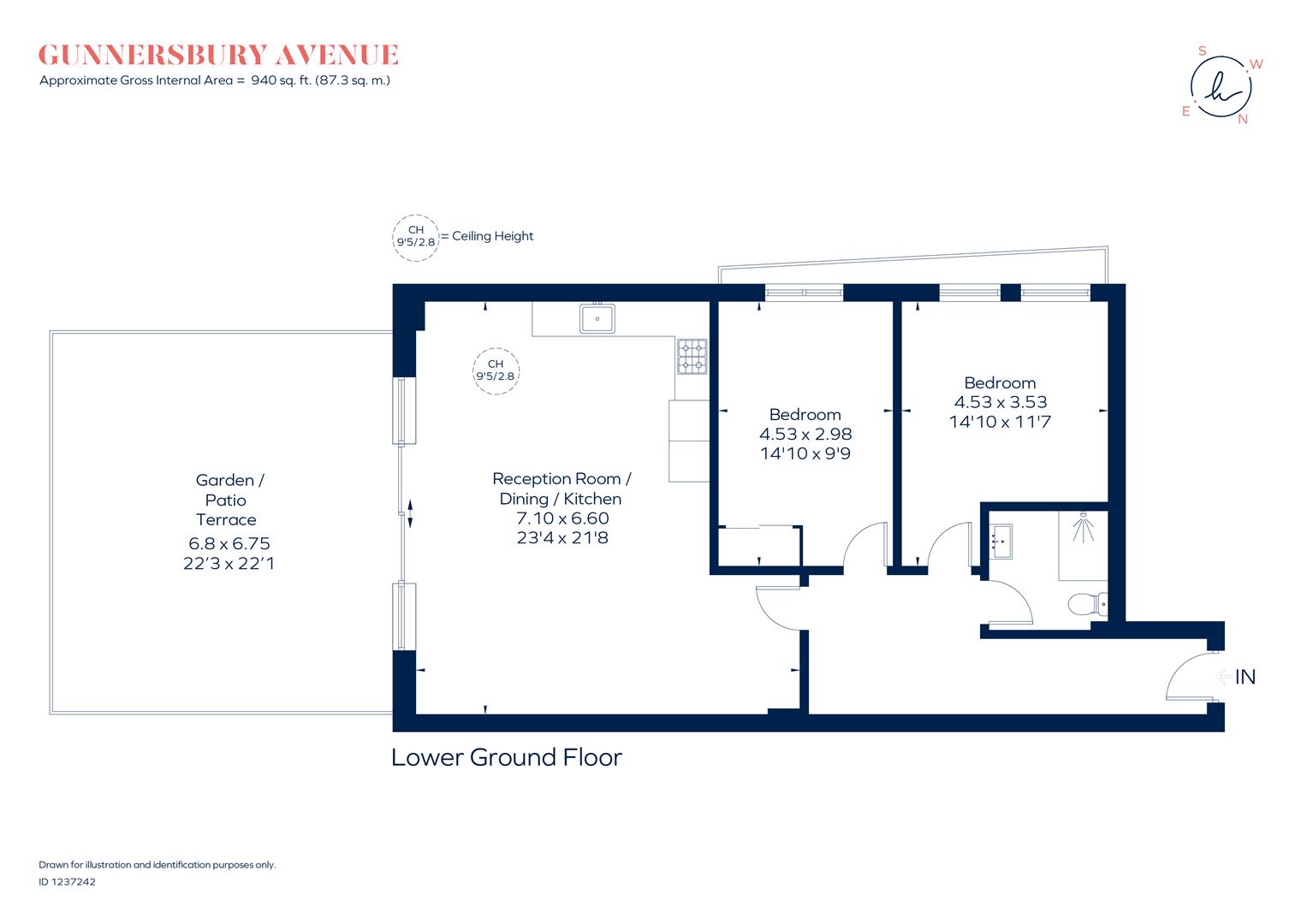 Gunnersbury Avenue, London floorplan
