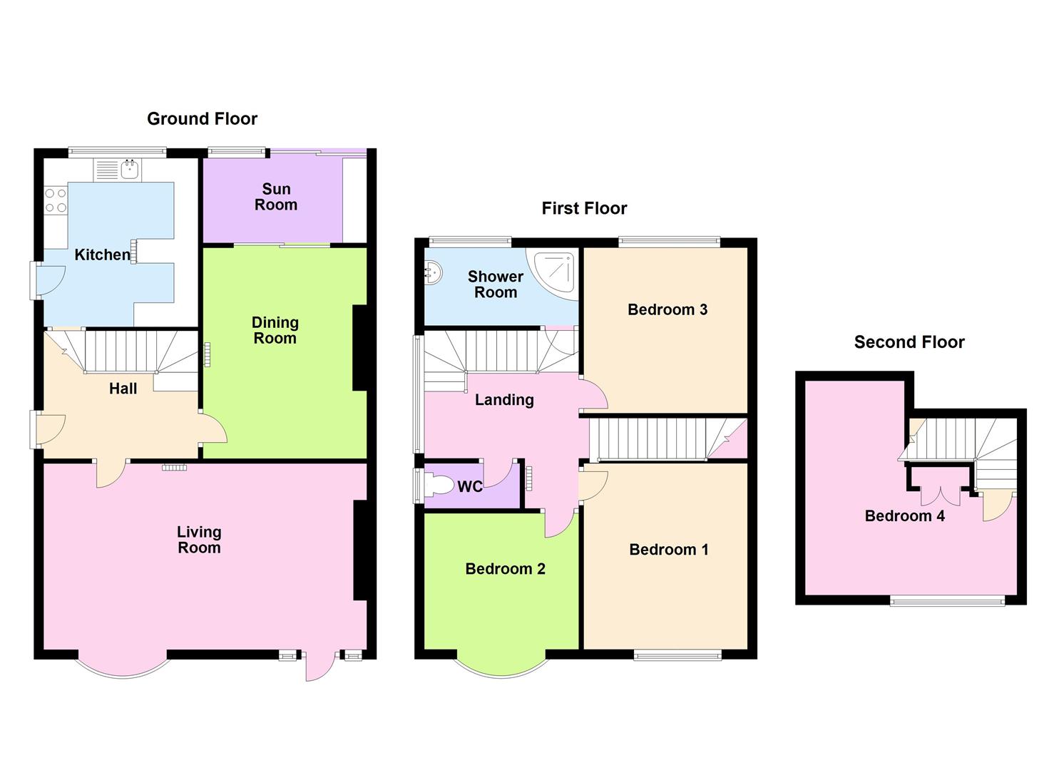 Saunders Way, Derwen Fawr, Swansea SA2, 4 bedroom semidetached house