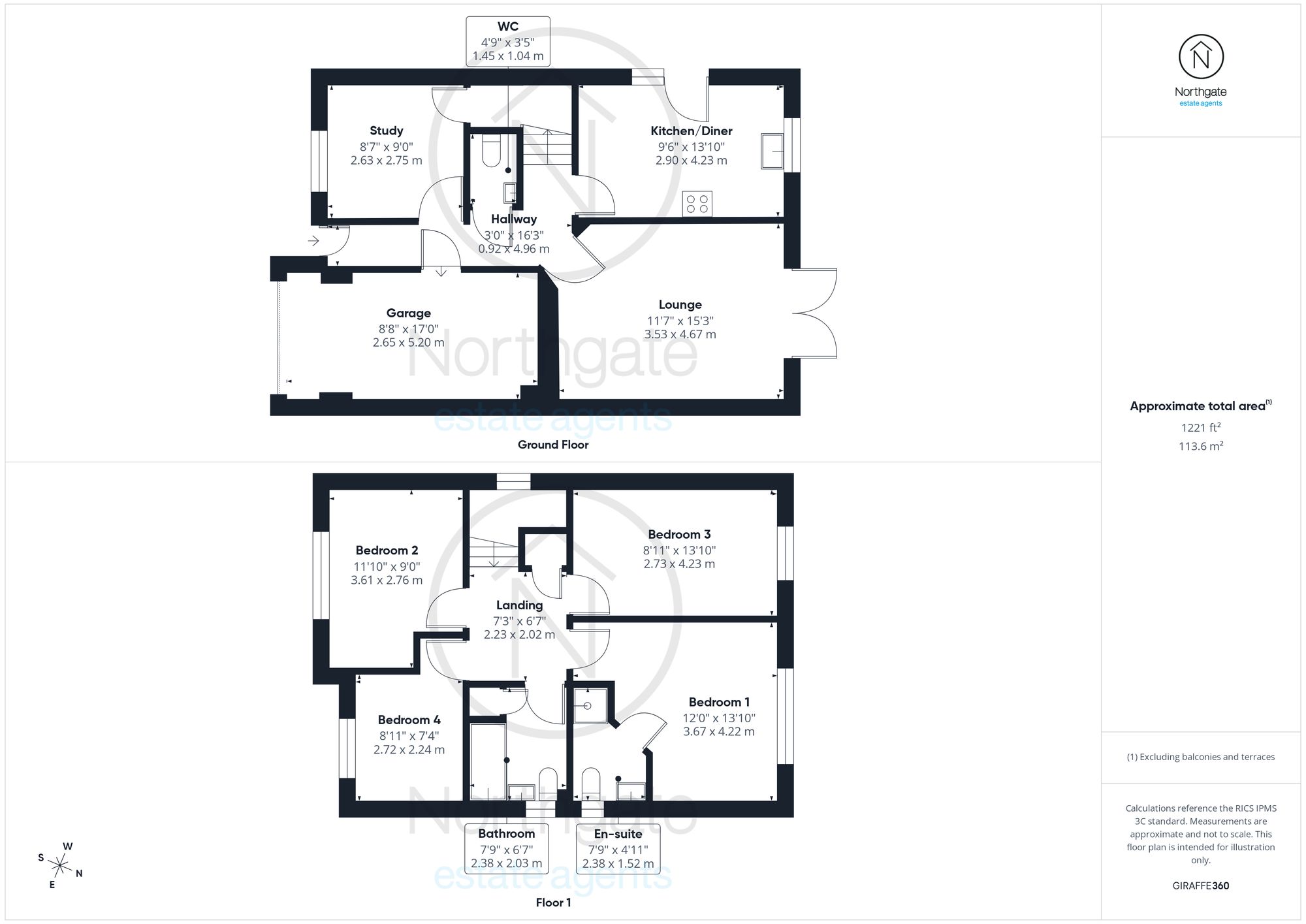 34 Chestnut Way, Newton Aycliffe floorplan