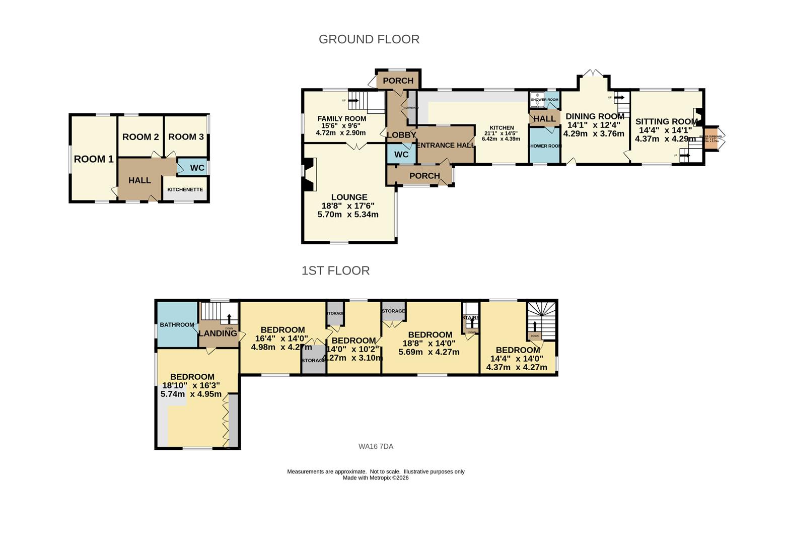Paddock Hill Cottage, Paddock Hill, Mobberley Knutsford floorplan