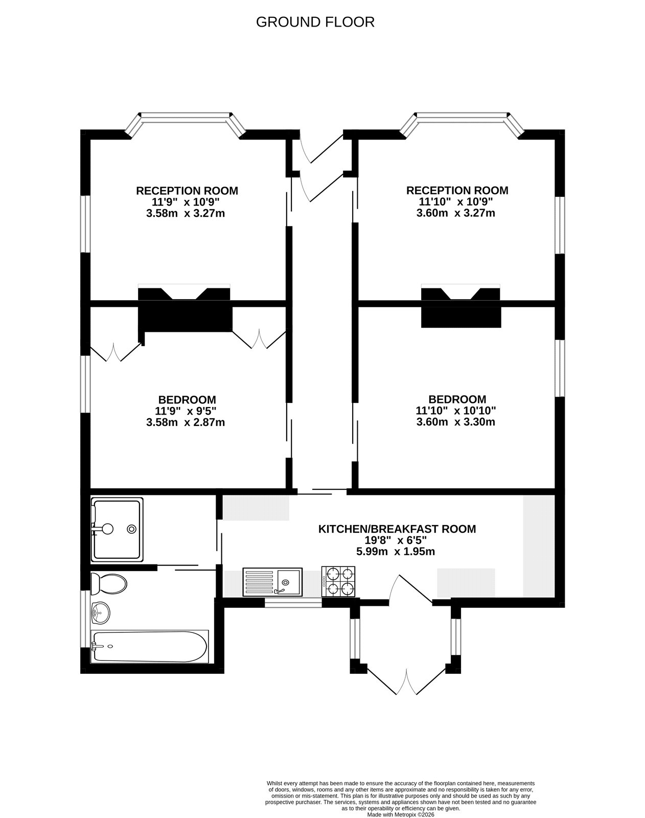 2, Orchard Road, Farnham floorplan