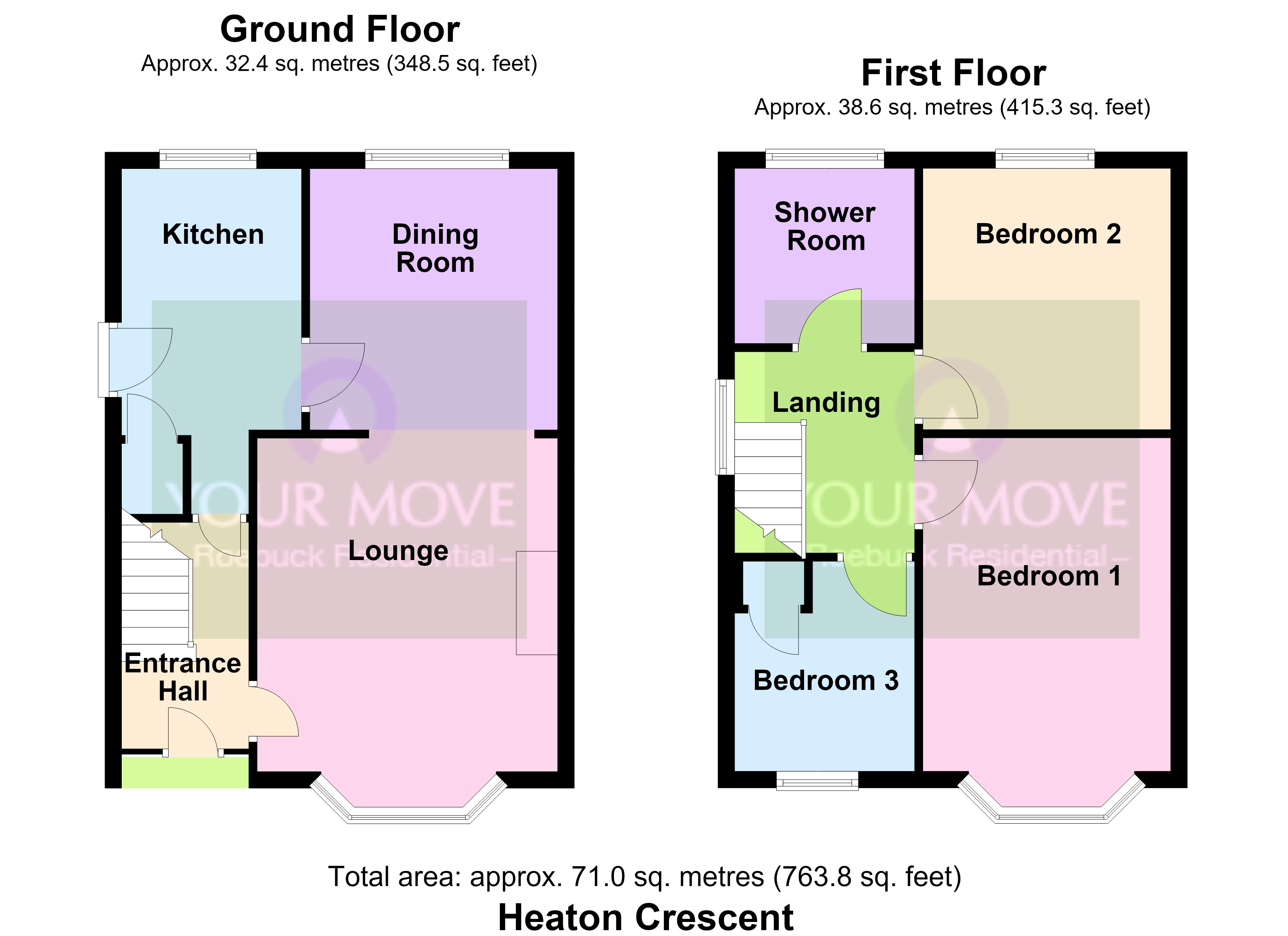 Heaton Crescent, Shipley floorplan