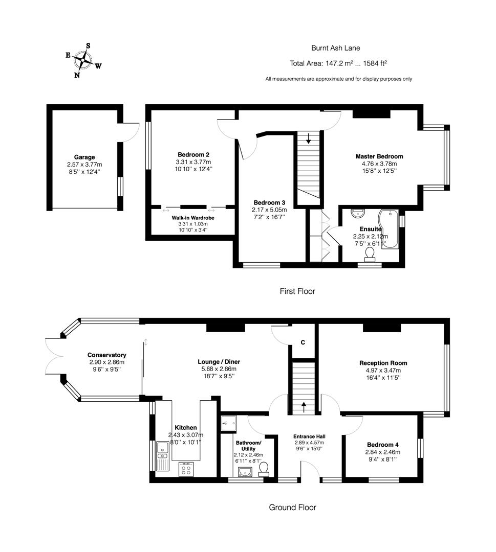 Burnt Ash Lane, Bromley BR1, 3 bedroom semidetached house for sale