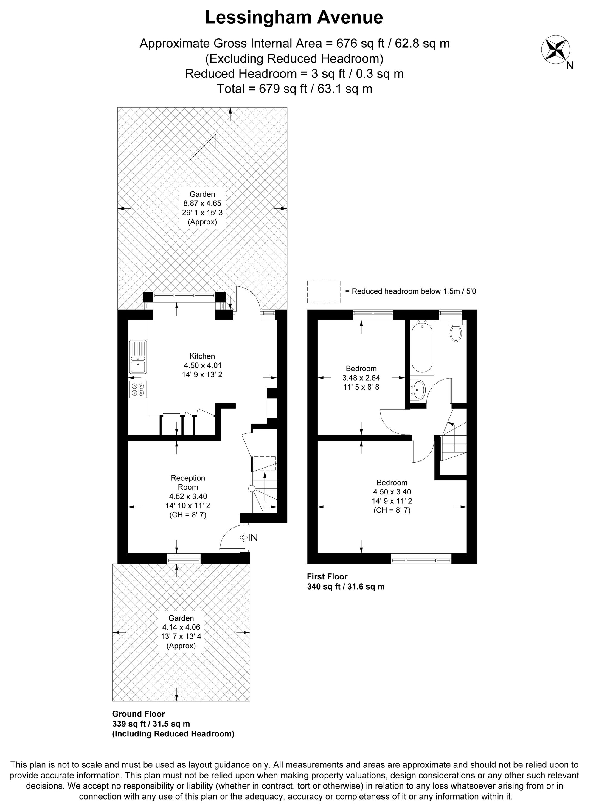 152 Lessingham Avenue, London floorplan