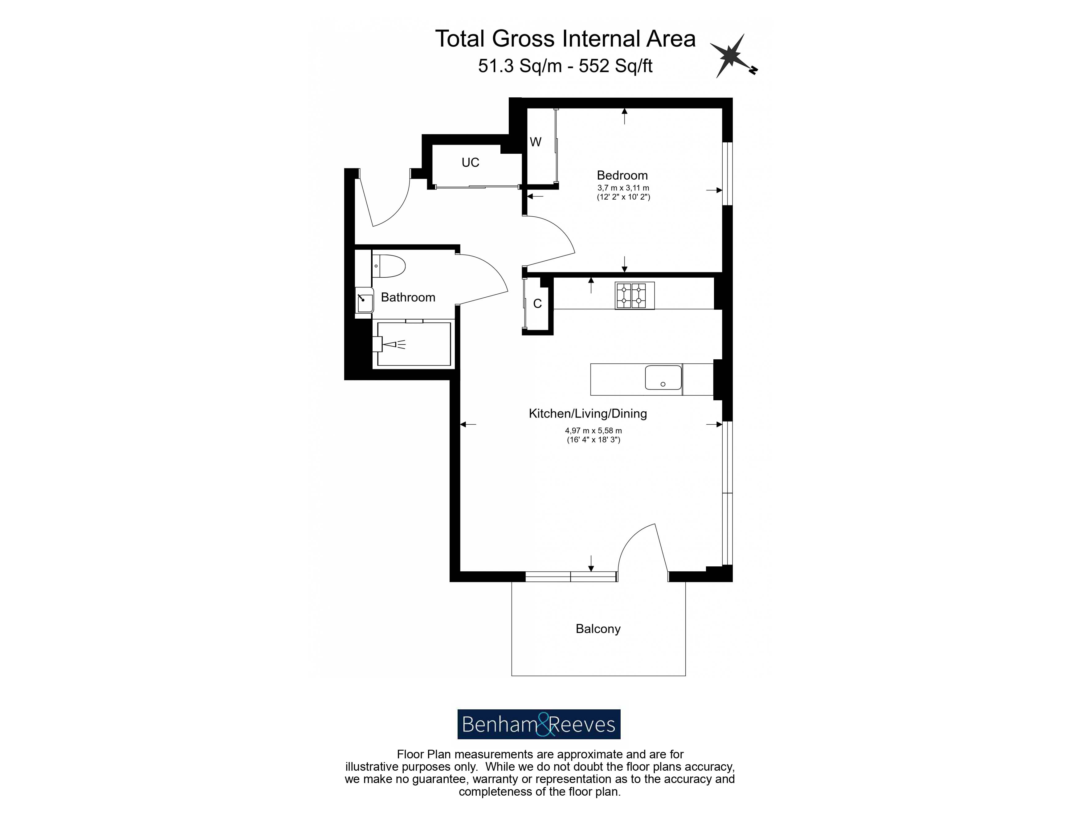 Plot No. B04.03 Bow Green,, Bow Common Lane, Bow floorplan