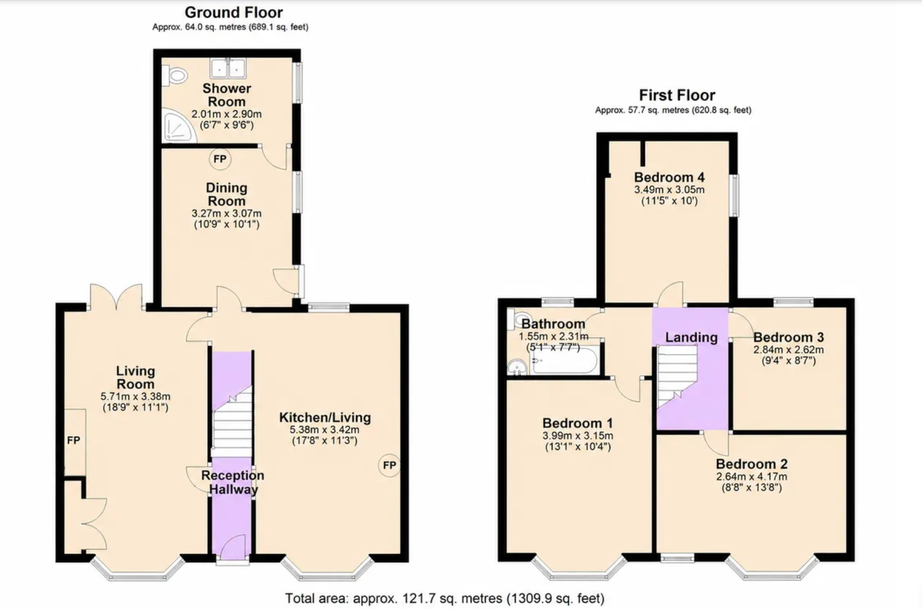 Fron Villa, Southgate, Aberystwyth floorplan