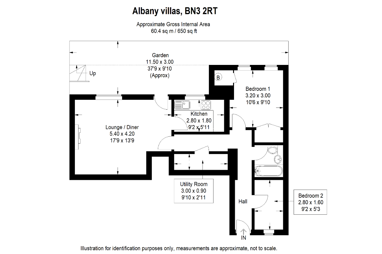 2 Bedrooms Flat for sale in Albany Villas, Hove, East Sussex BN3