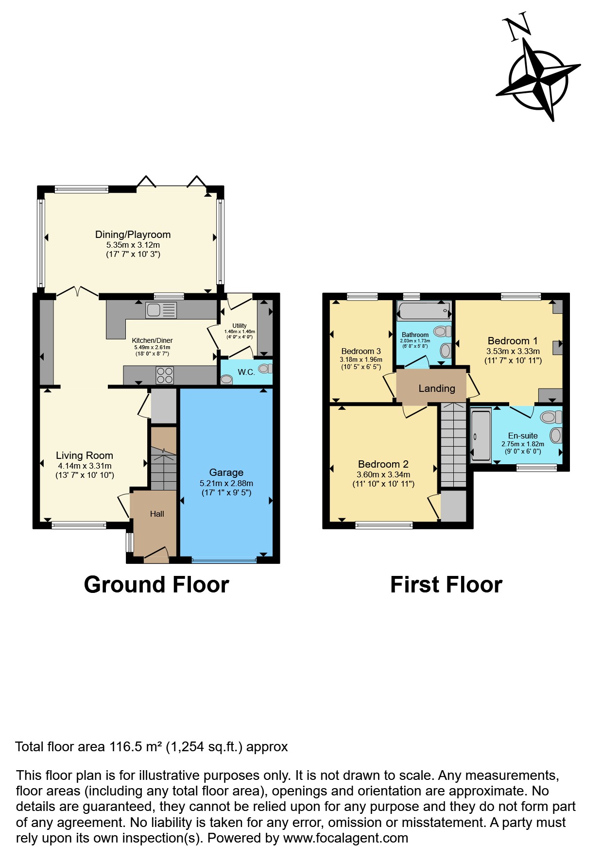2, Hornbeam Close, York floorplan