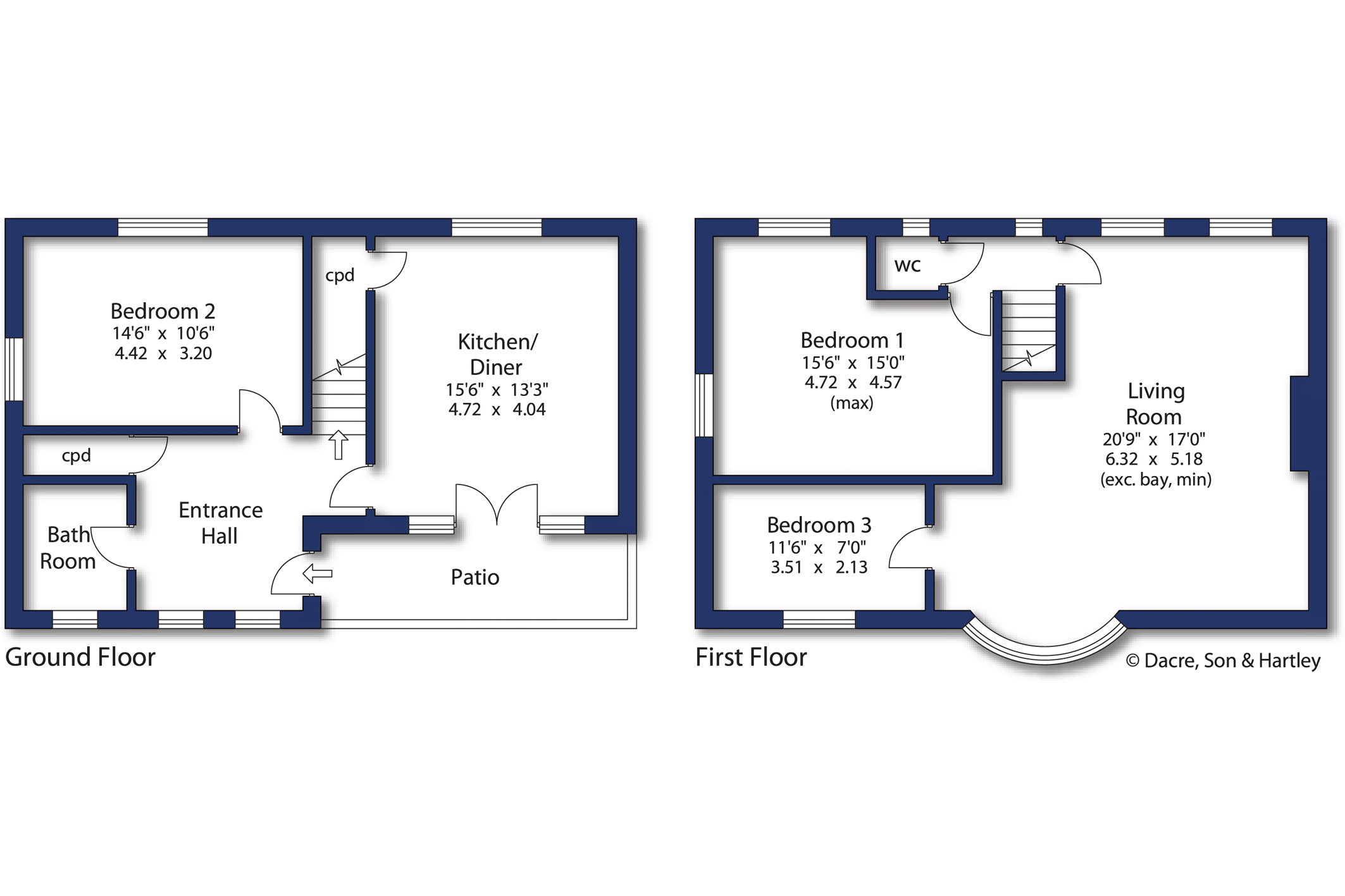 3, The Coach House, Baildon floorplan