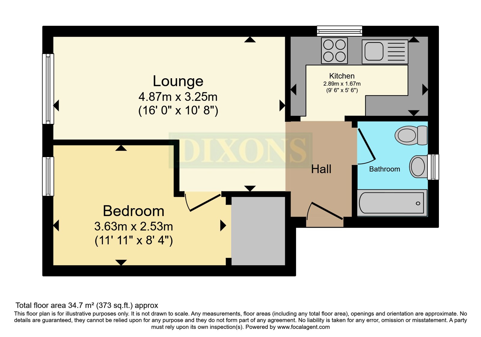 Flat 4 Exeter House, 25, Church Road, Birmingham floorplan