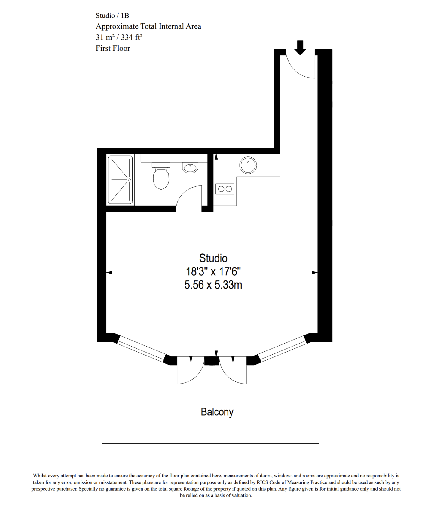 Flat 3, High Road, London, N12 9QD, London floorplan