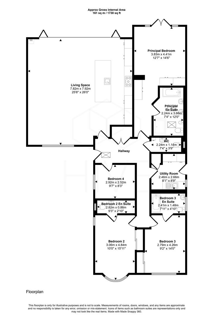21, Whitebeam Way, Verwood floorplan