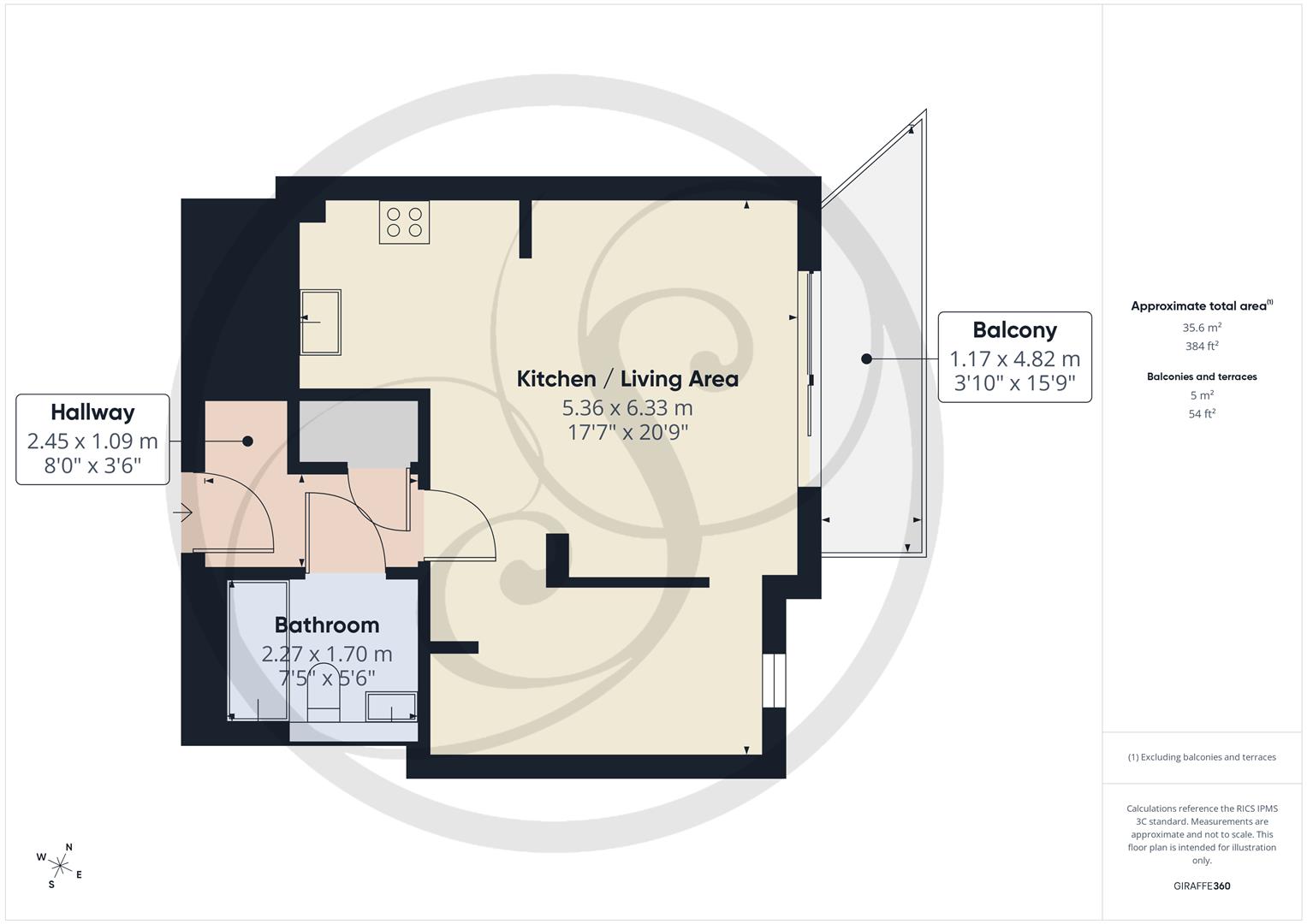 18, Skyline, Leeds floorplan