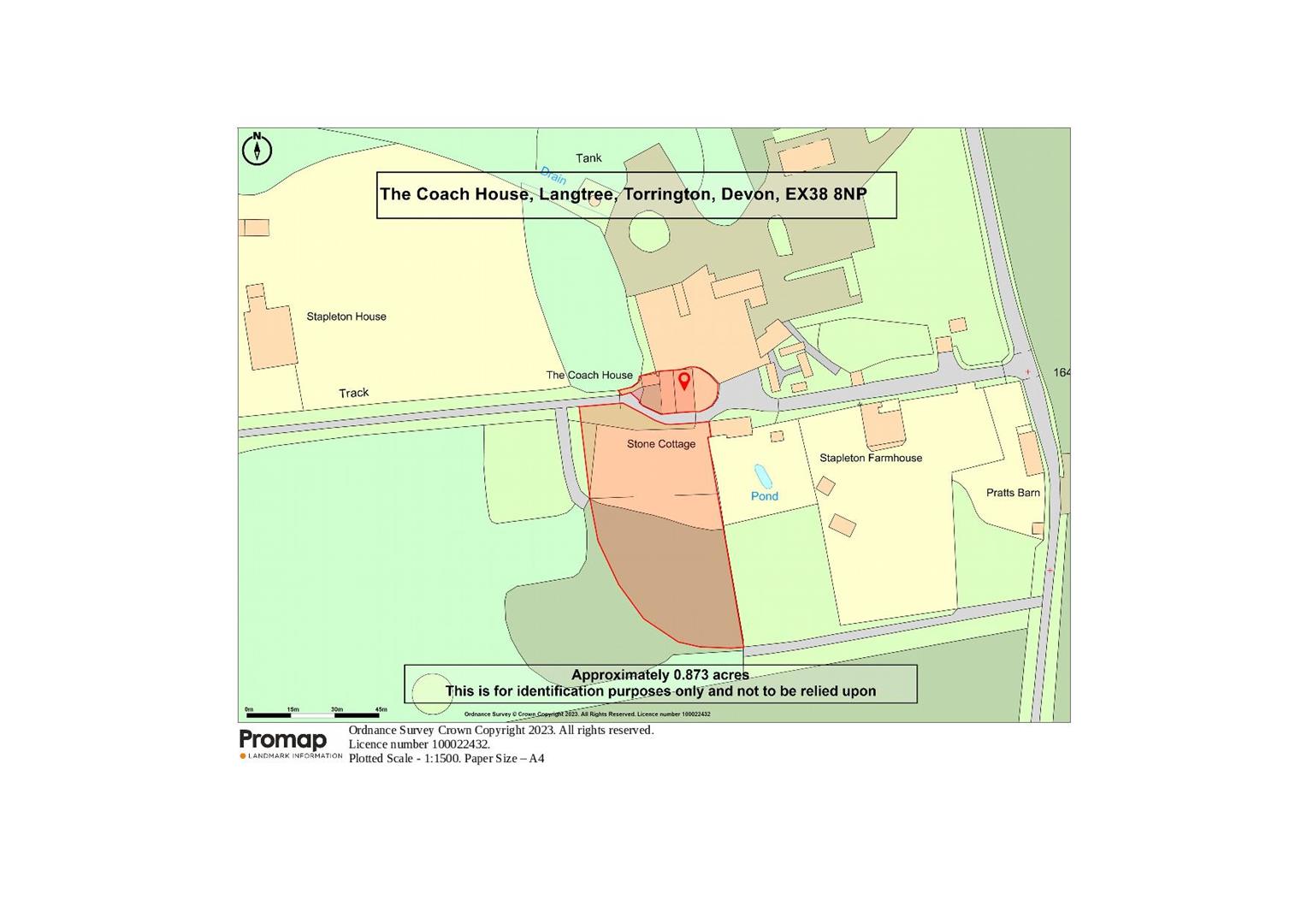 The Coach House, Road From Forches Cross To East Badworthy Cross, Torrington floorplan