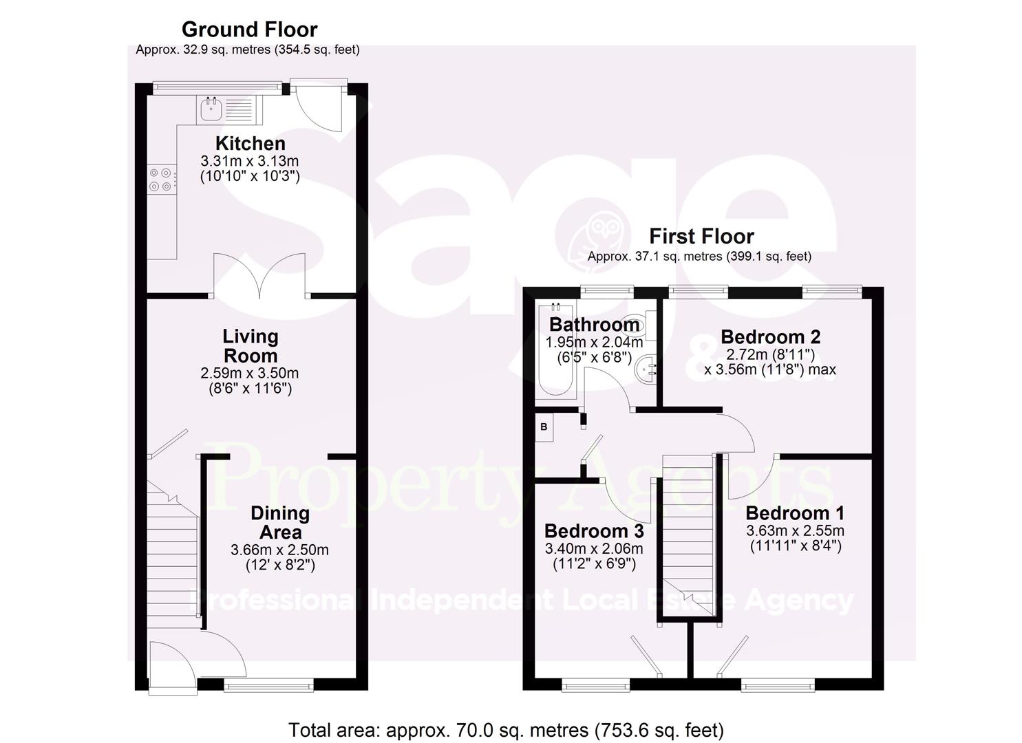 2, Alma Street, Pontypool floorplan