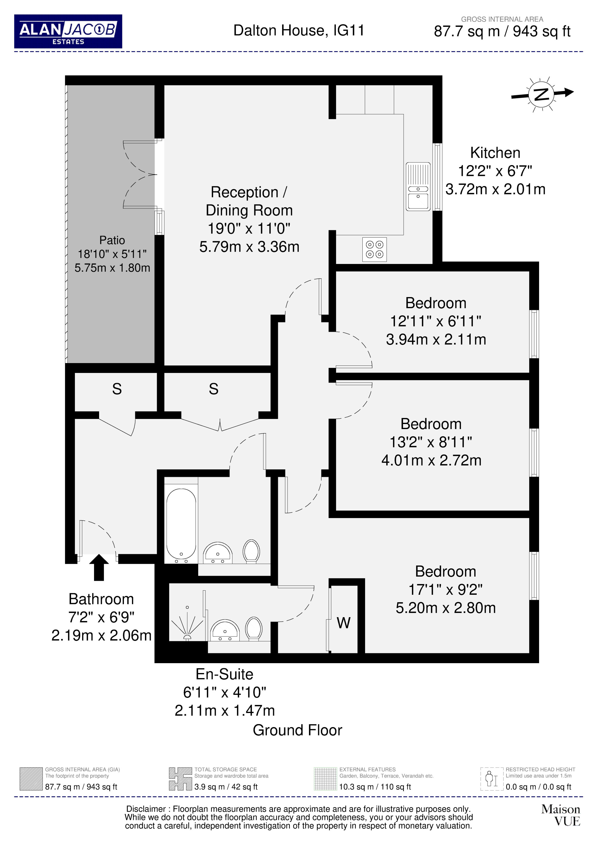 Dalton House, Barking floorplan