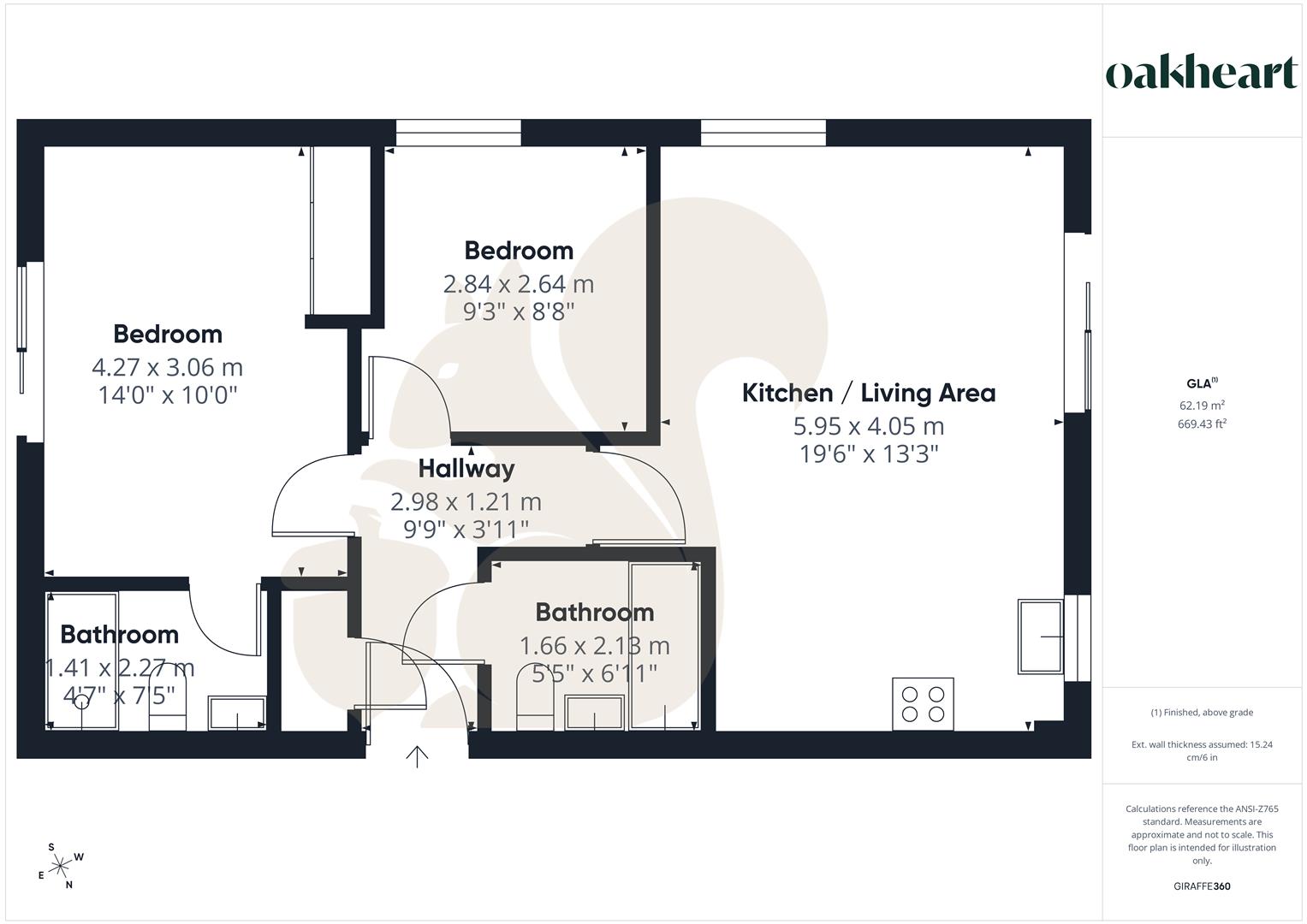 61, Caelum Drive, Colchester floorplan