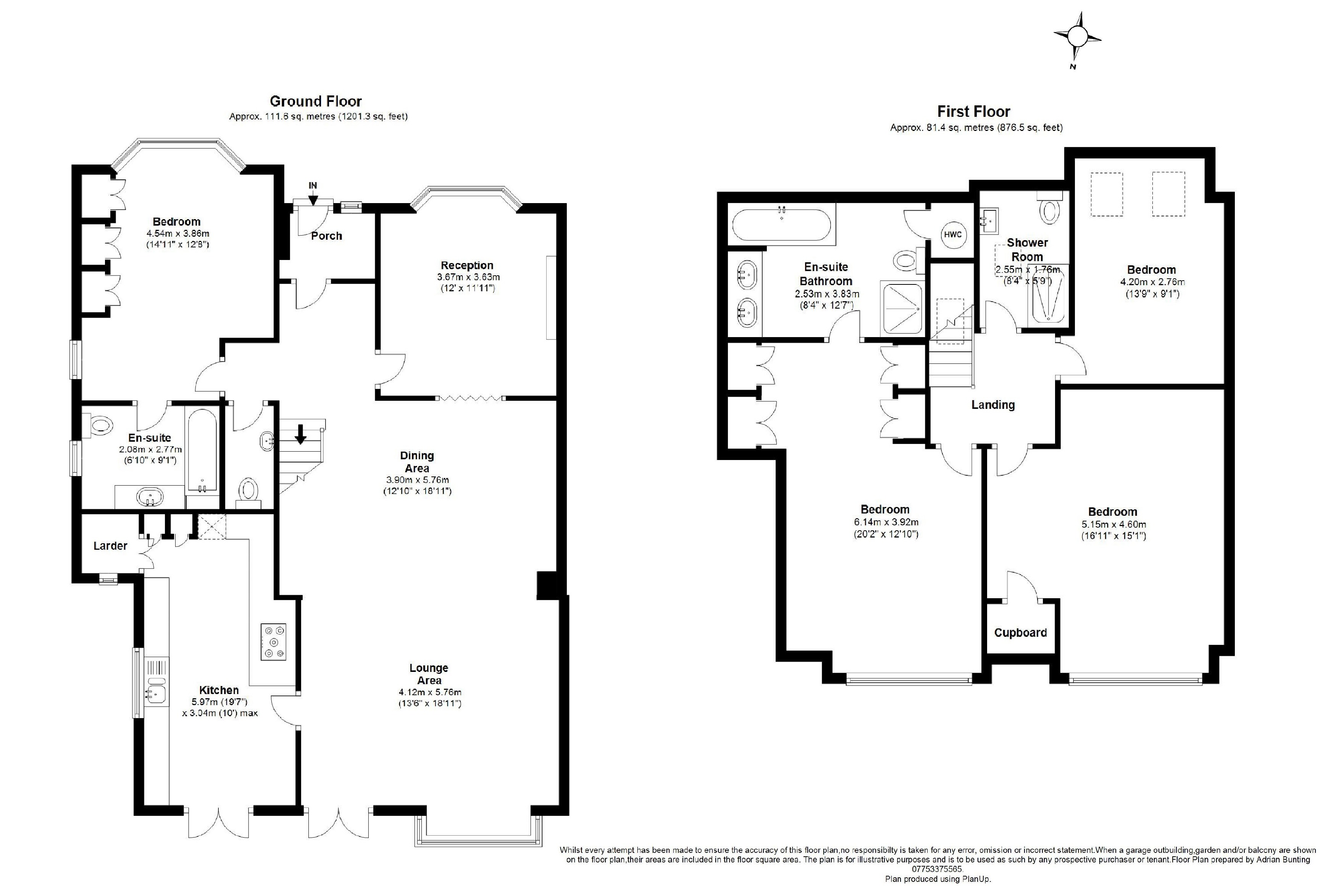 22, Covert Way, Hadley Wood floorplan