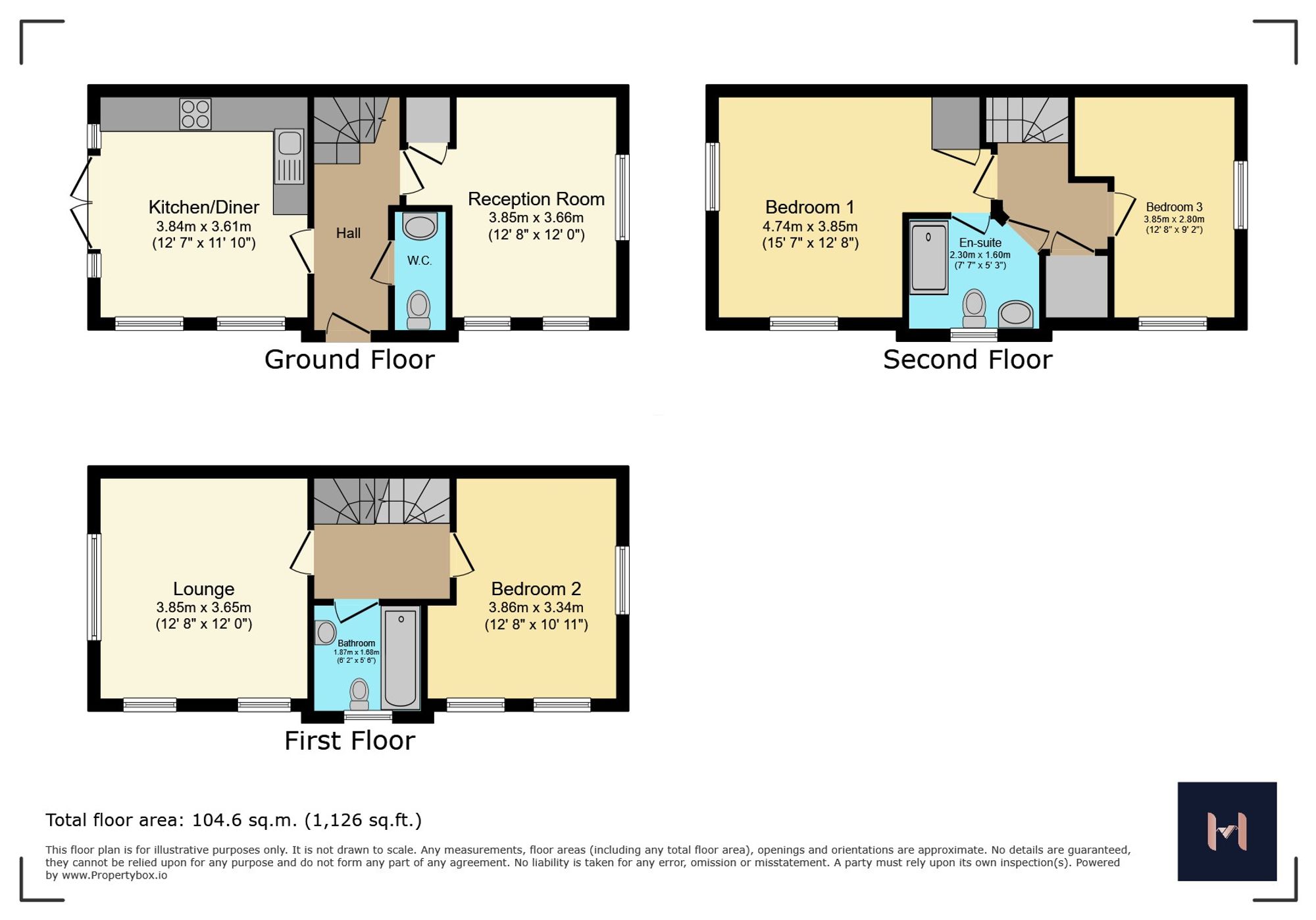 150 Tay Road, Leicester floorplan