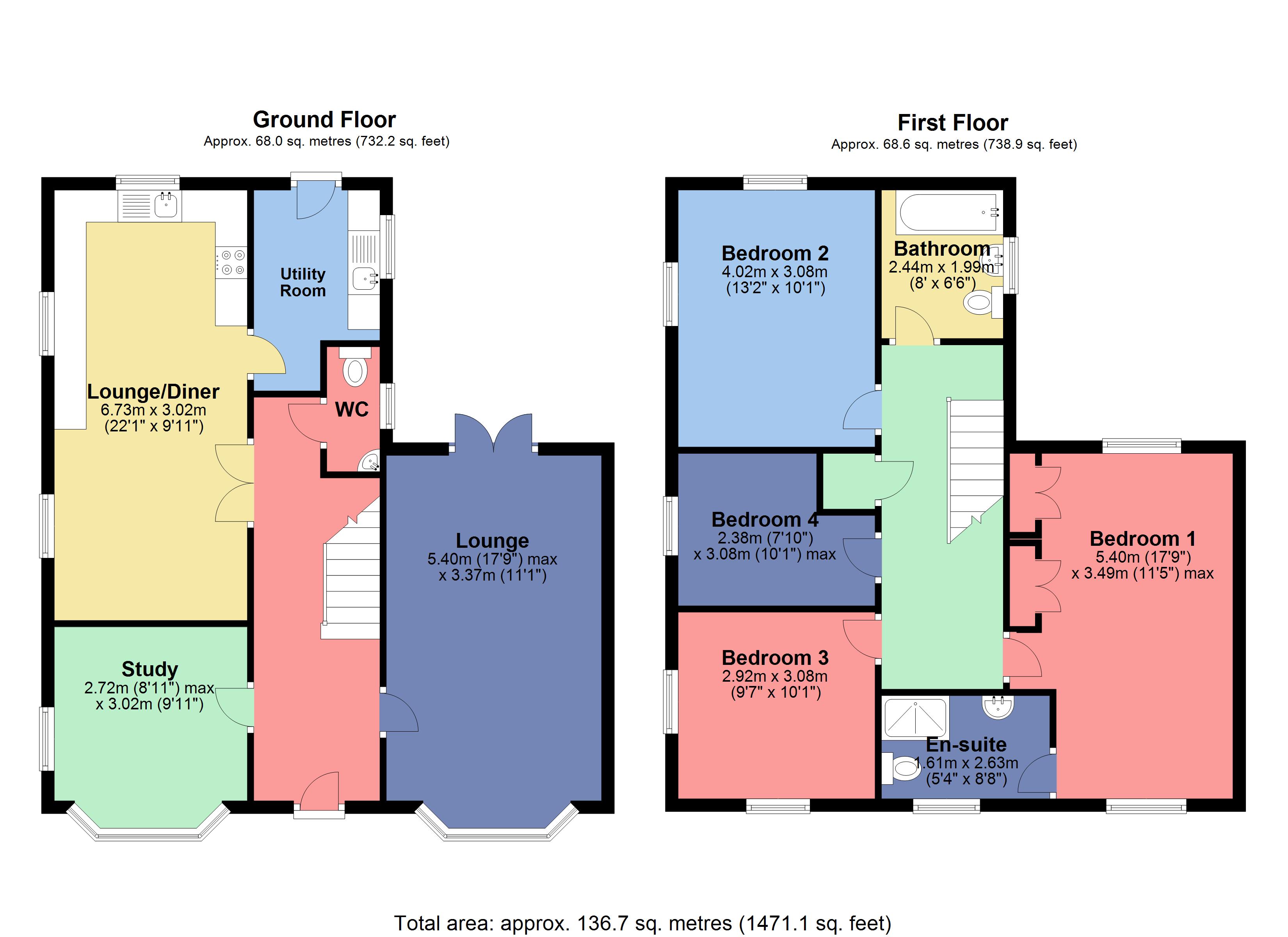 Wright Close, Bushey, Hertfordshire WD23, 4 bedroom detached house for sale 58095094