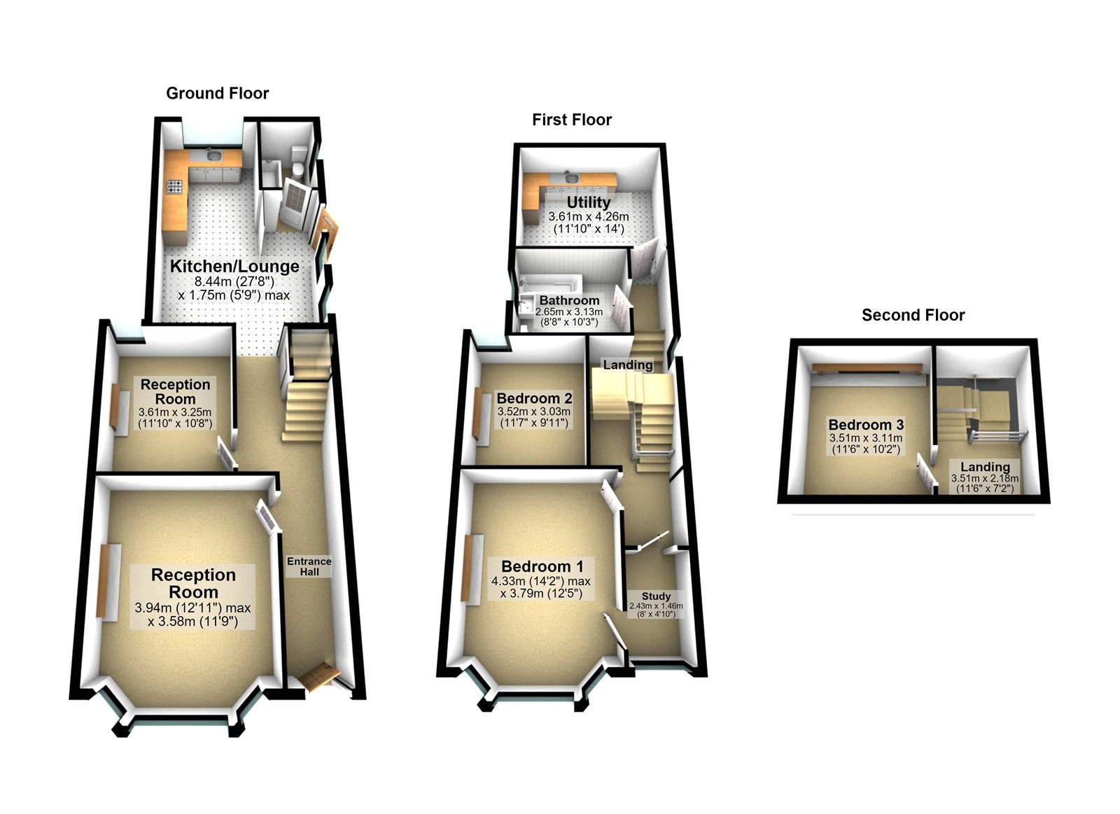 12, Davenport Road, London floorplan