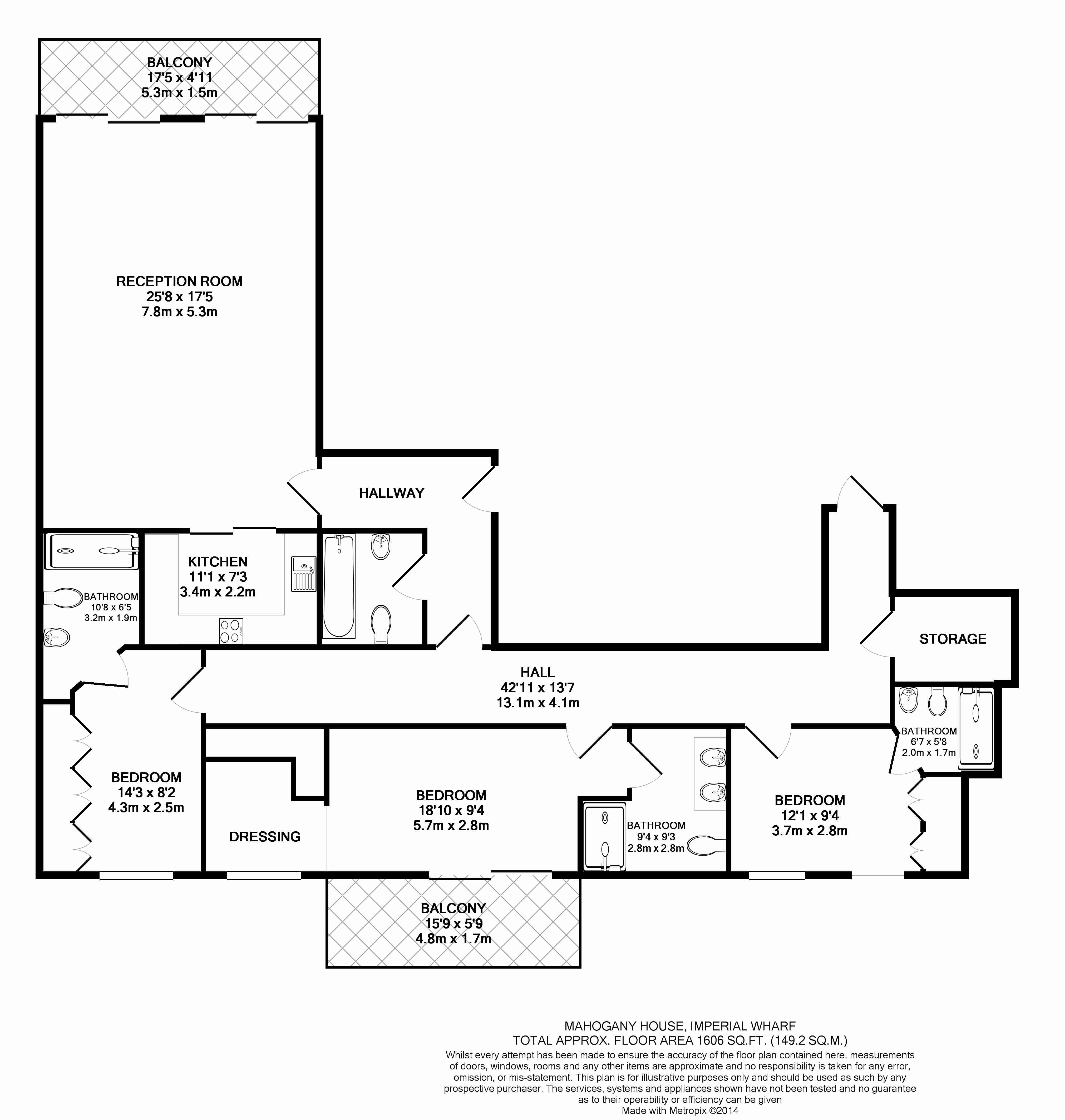 Flat 15 Mahogany House,, Lensbury Avenue, London floorplan