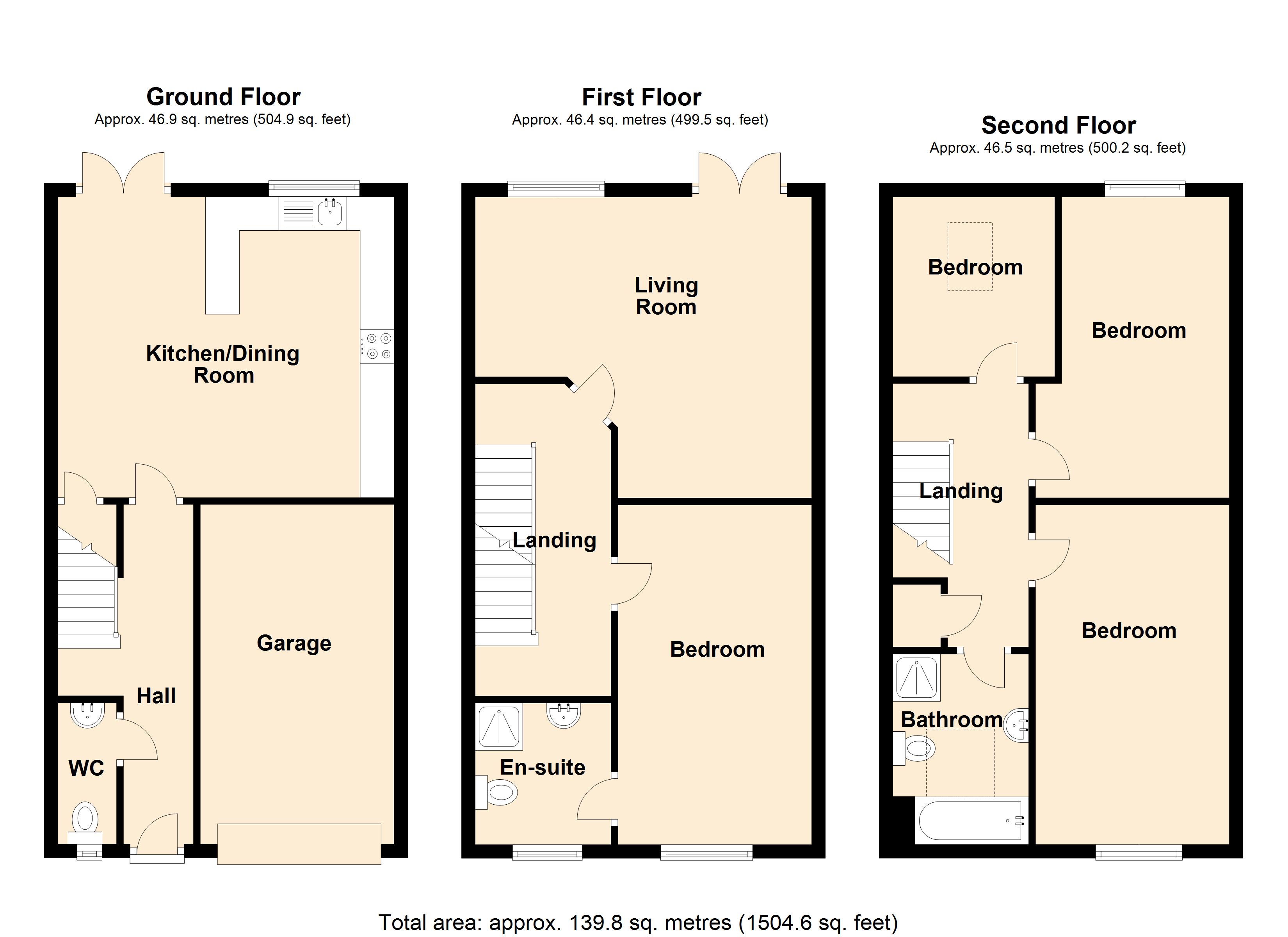 4 Bedrooms Terraced house for sale in Chancery Court, Ossett WF5
