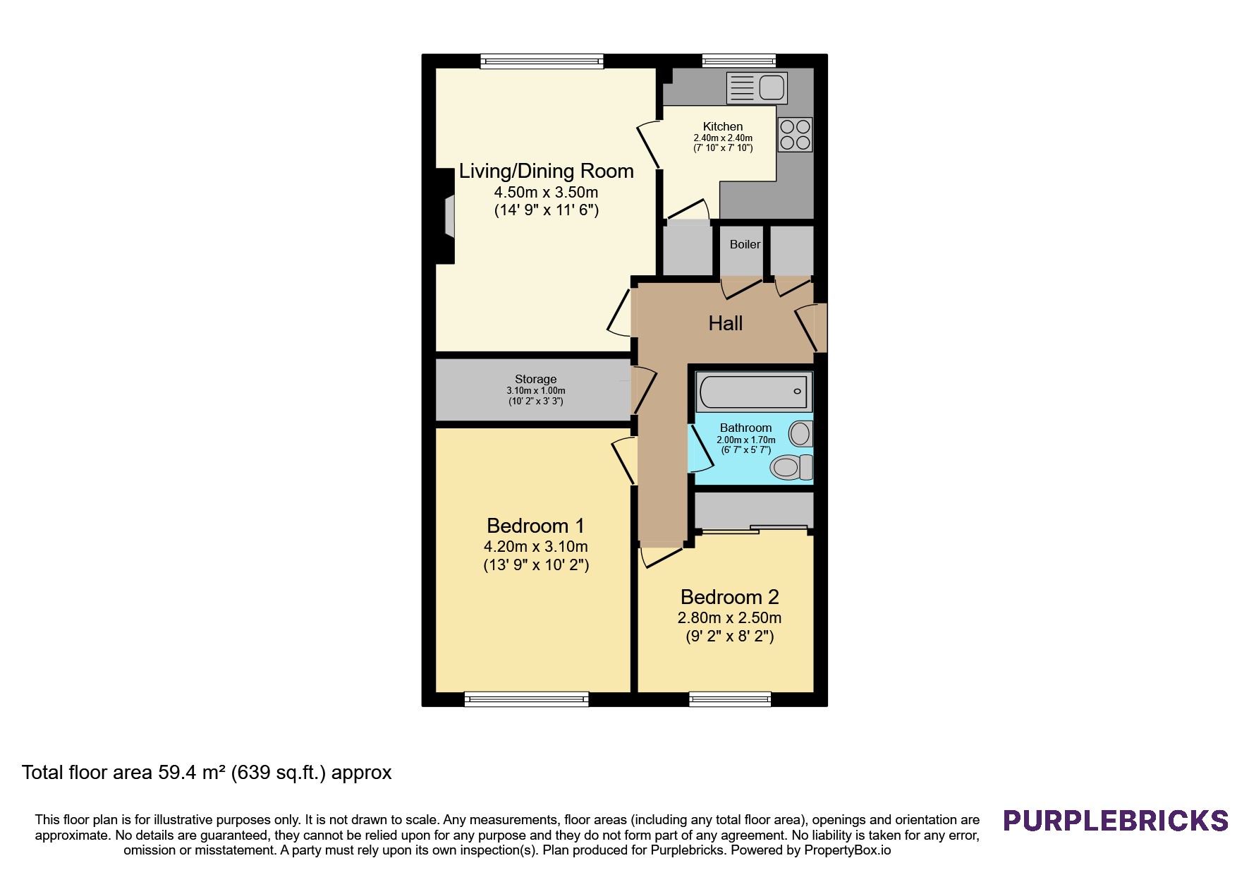 Flat 6, 4, Cypress Avenue, Sheffield floorplan