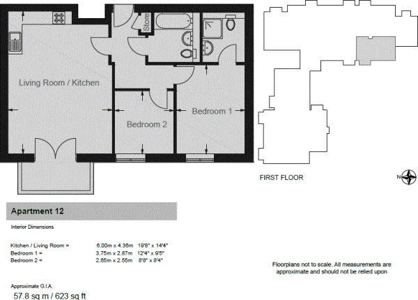 2 Bedrooms Flat for sale in Connaught Road, Brookwood, Woking GU24