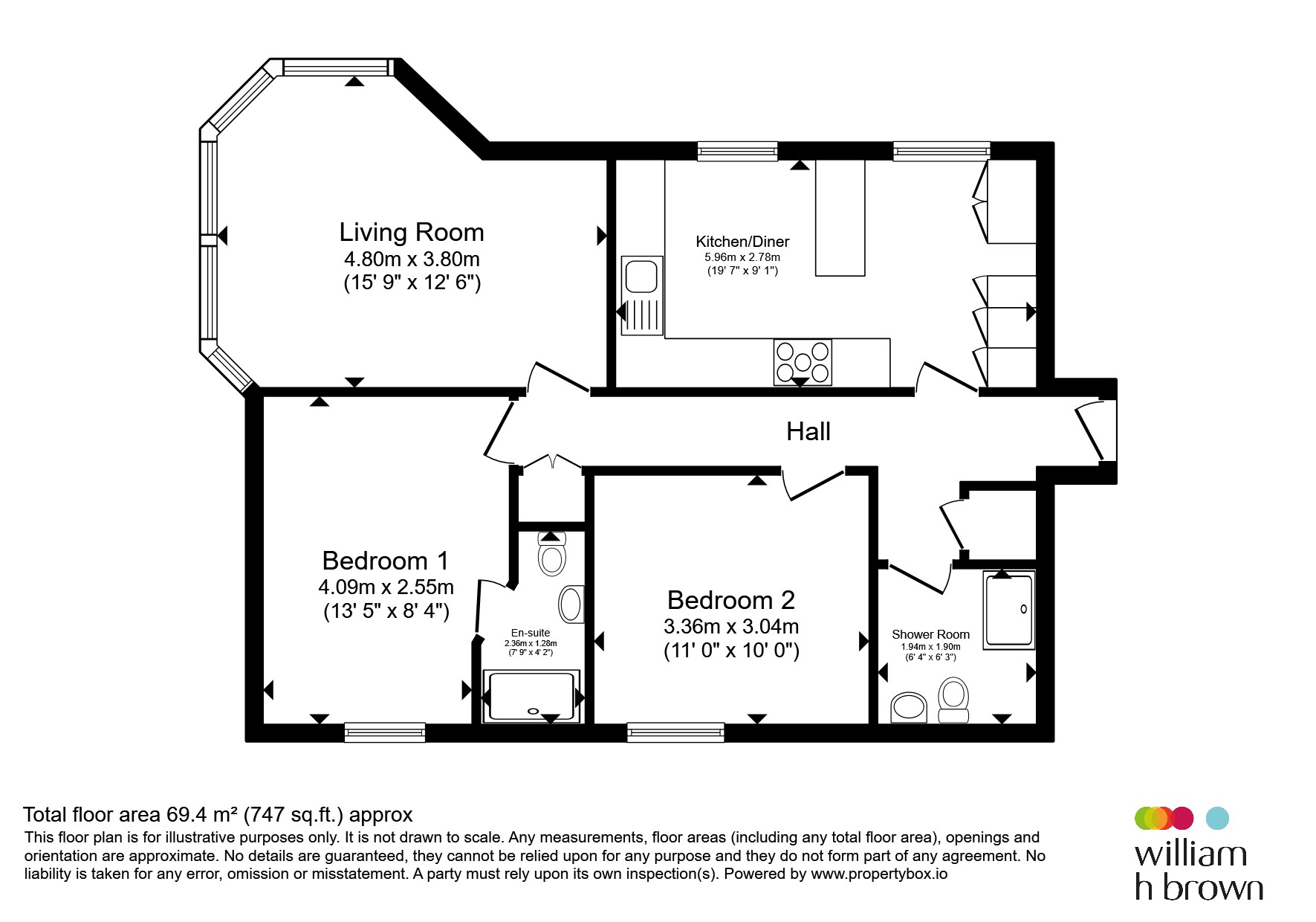 18, Chandlers Wharf, Leeds floorplan
