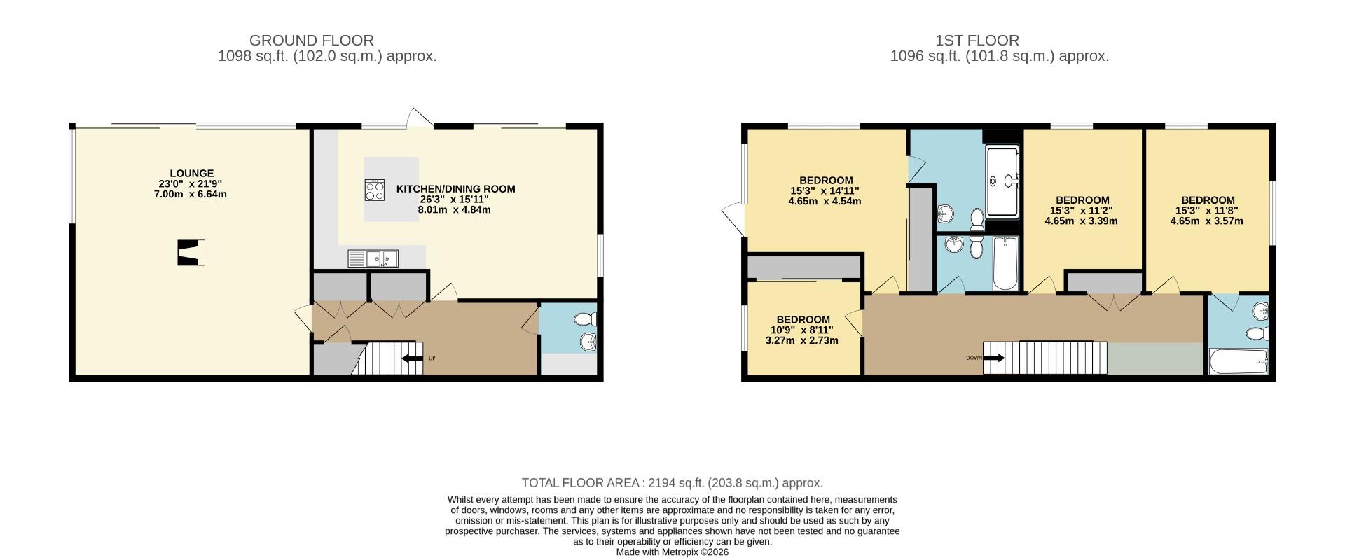 8, Marsworth Wharf, Tring floorplan